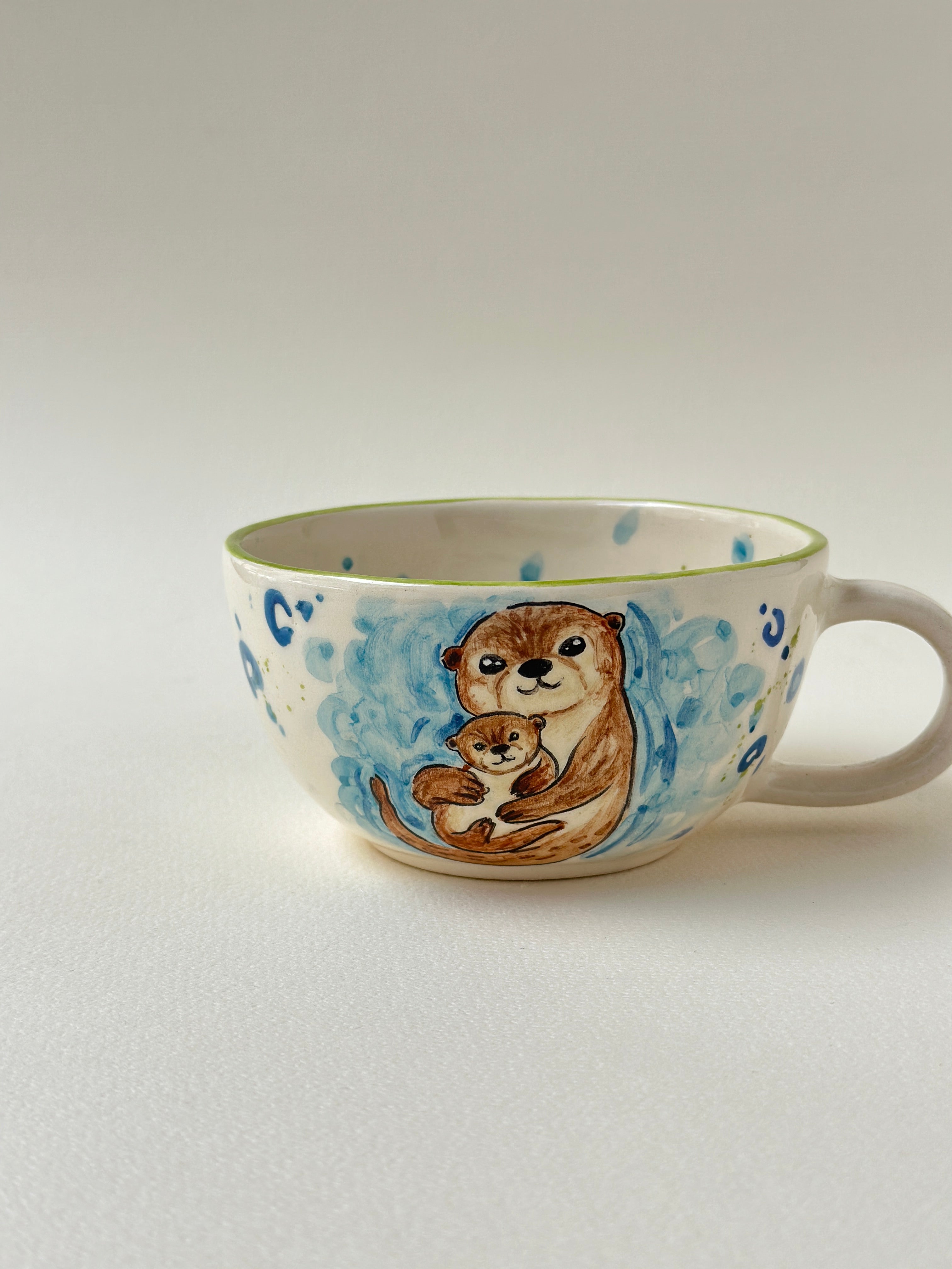 Sea otter handmade mug