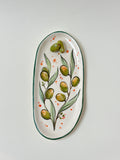 Olive handmade plate