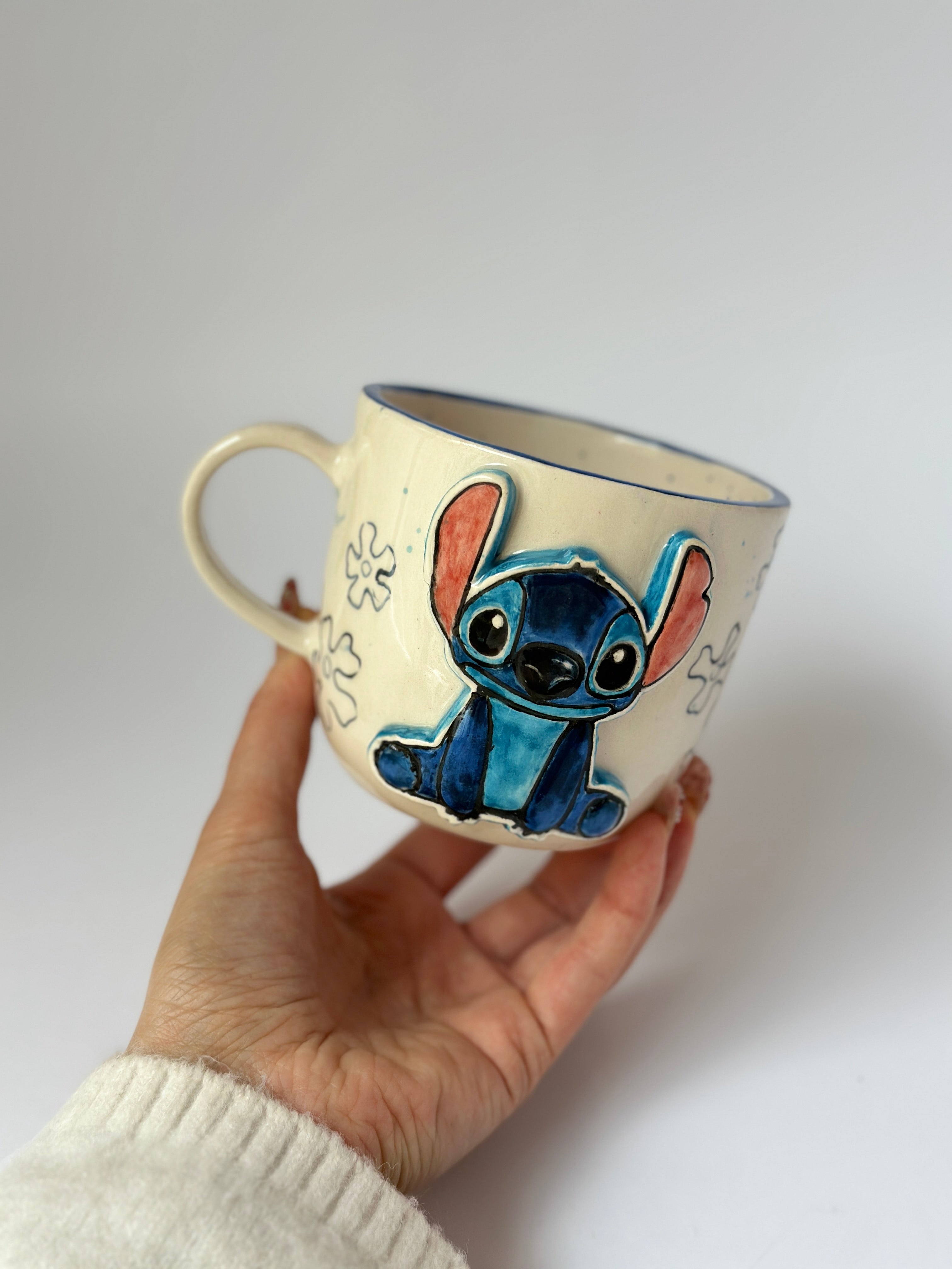 Stitch handmade mug