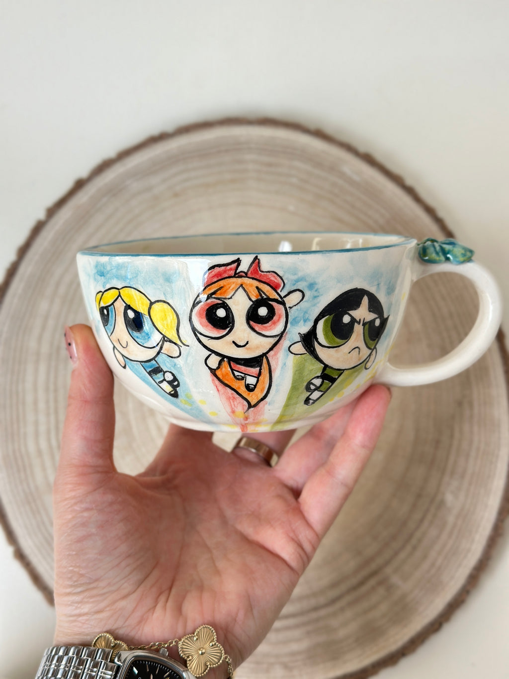 The Powerpuff handmade mug