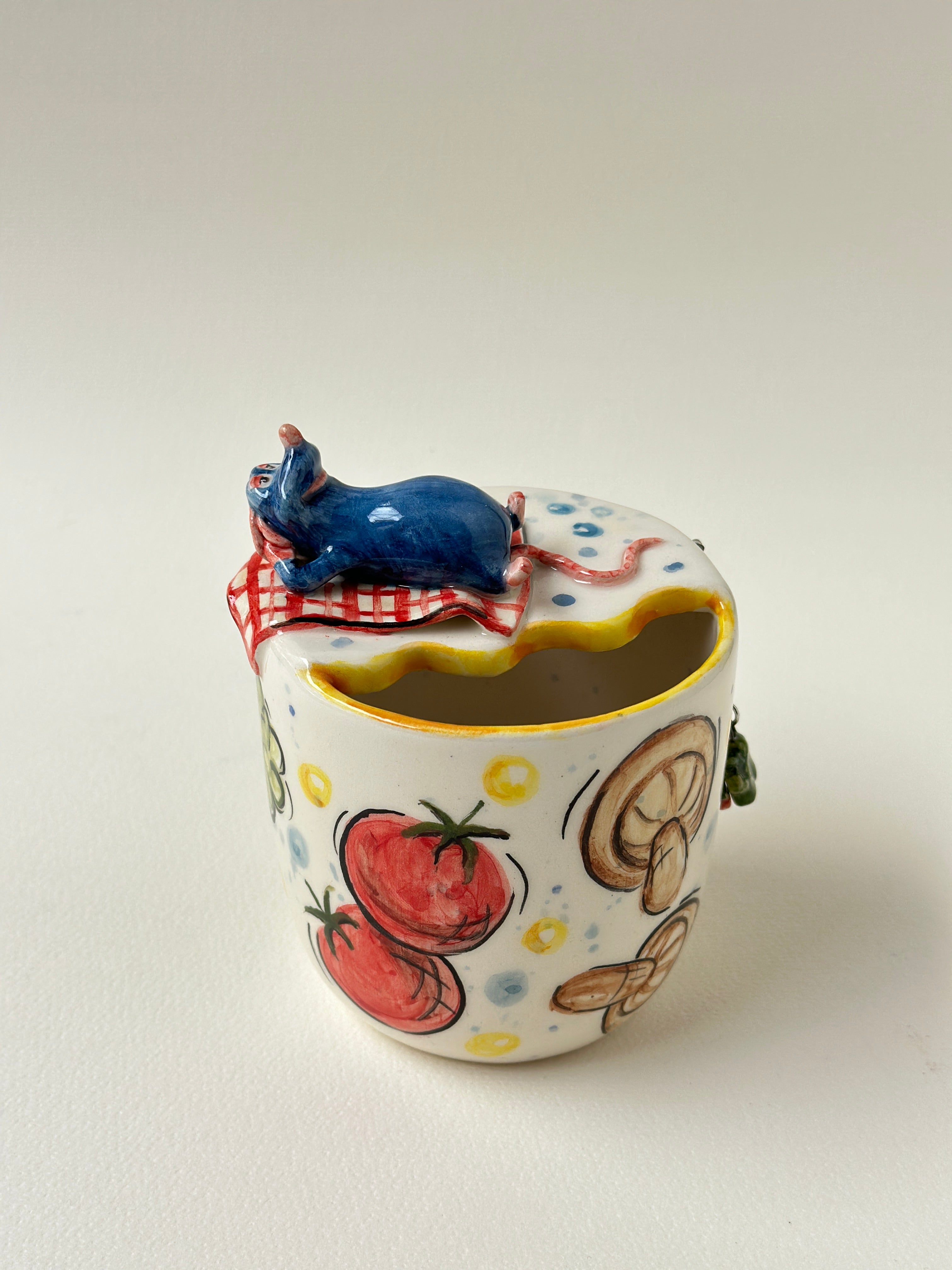 Ratatouille handmade takeaway mug