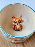 Fox handmade mug
