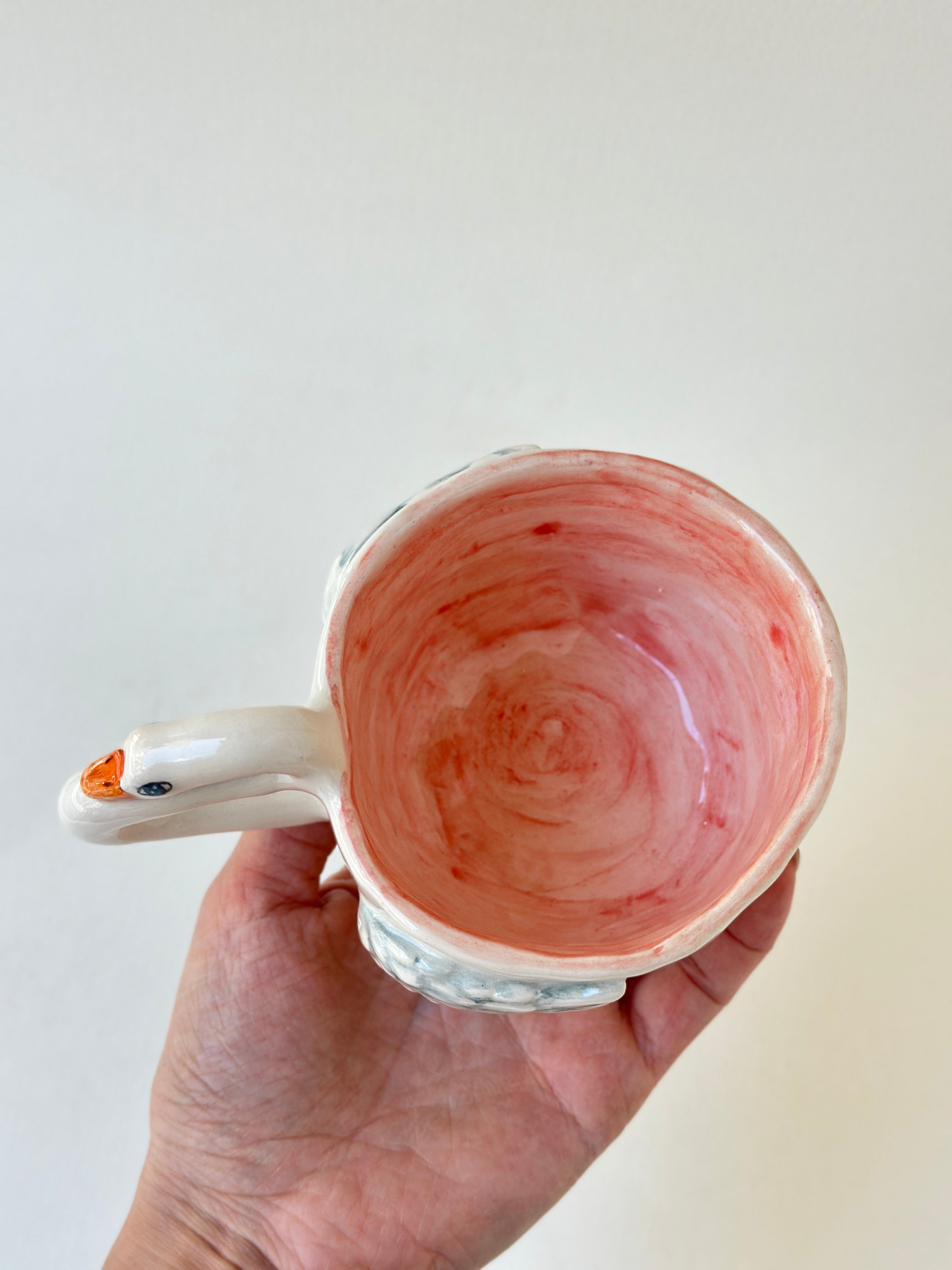 Swan handmade cup