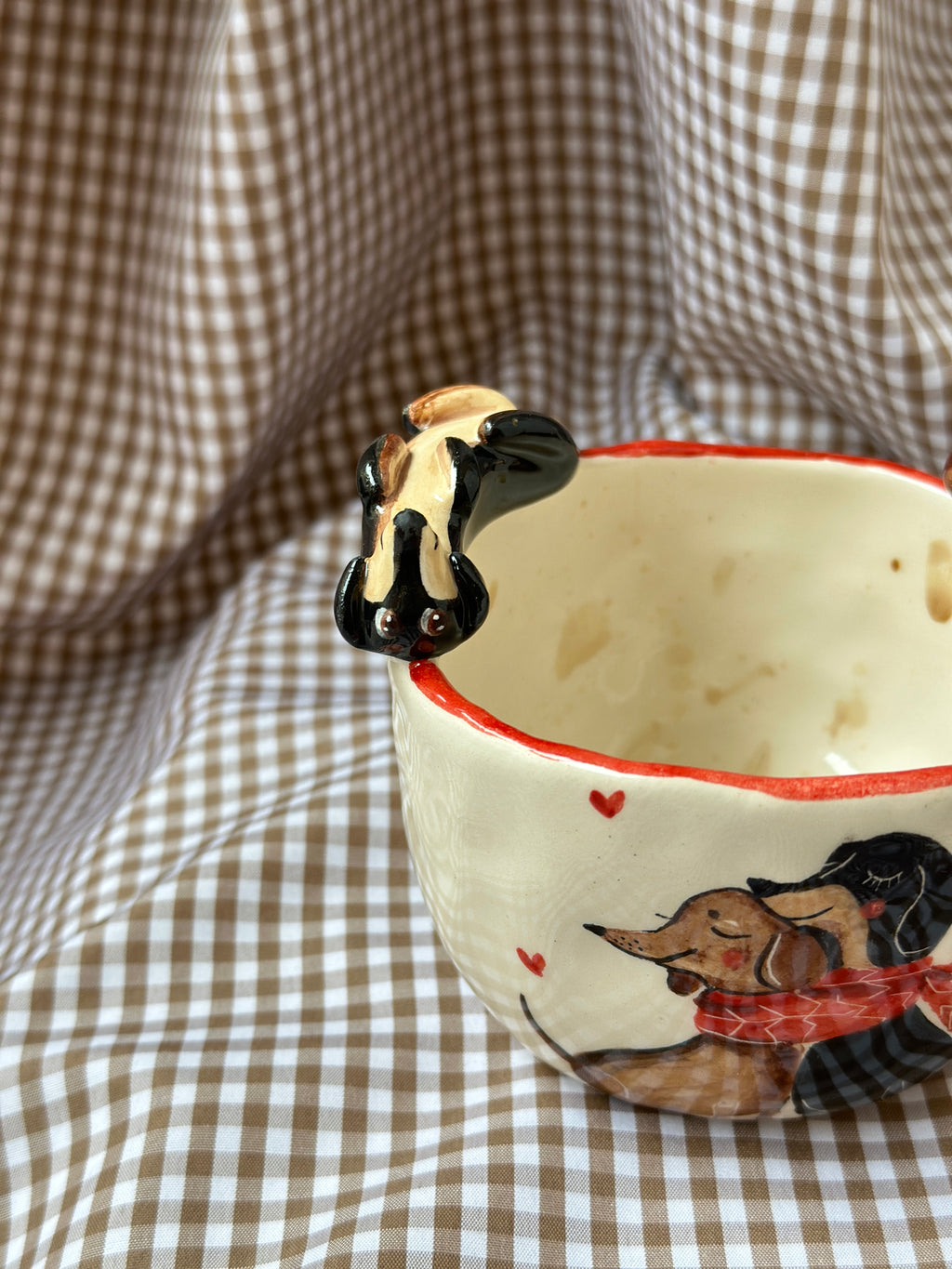 Dachshund handmade mug