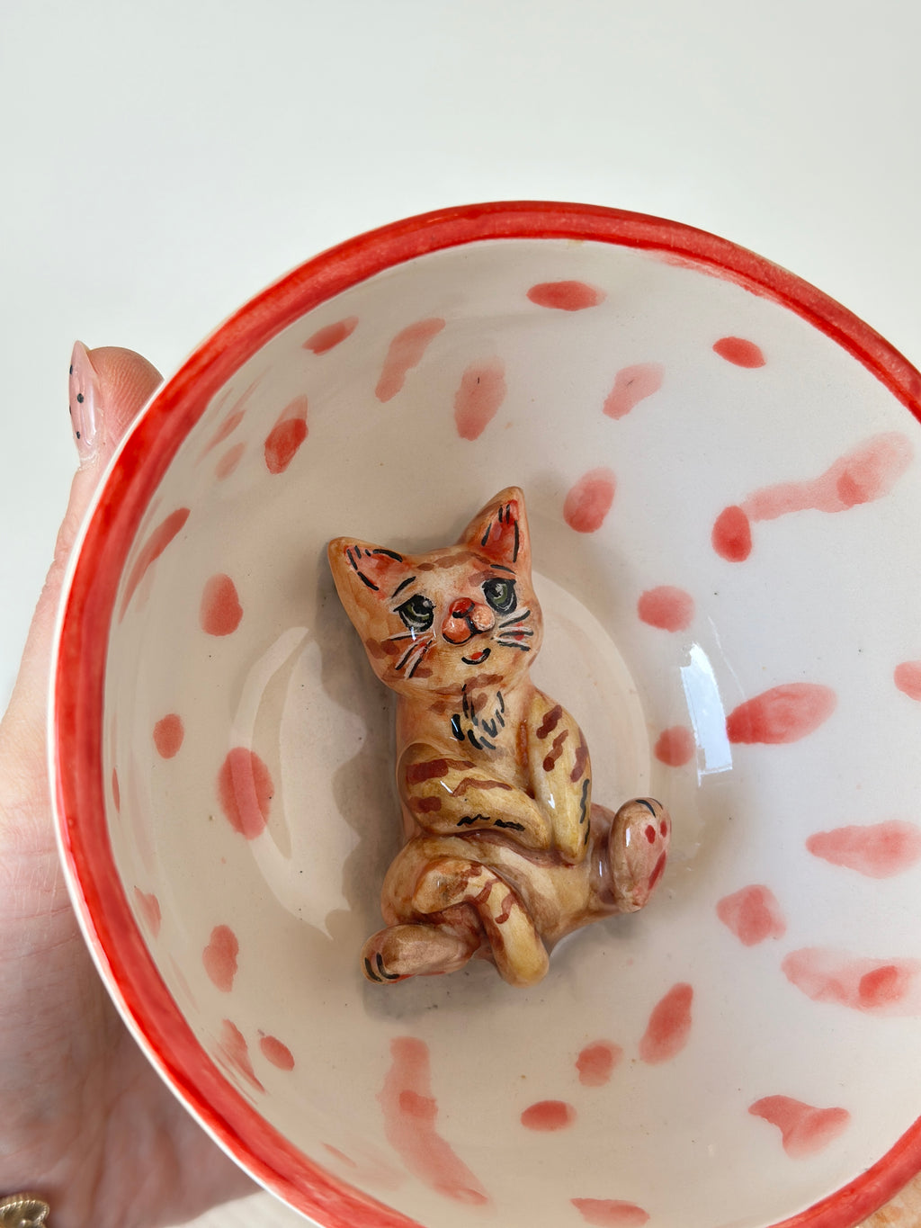 Cat handmade mug