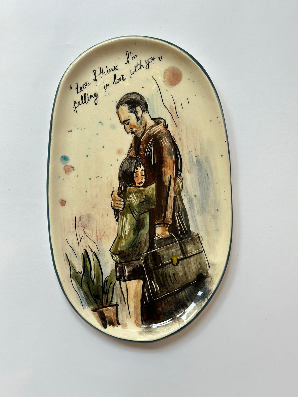 Leon handmade plate
