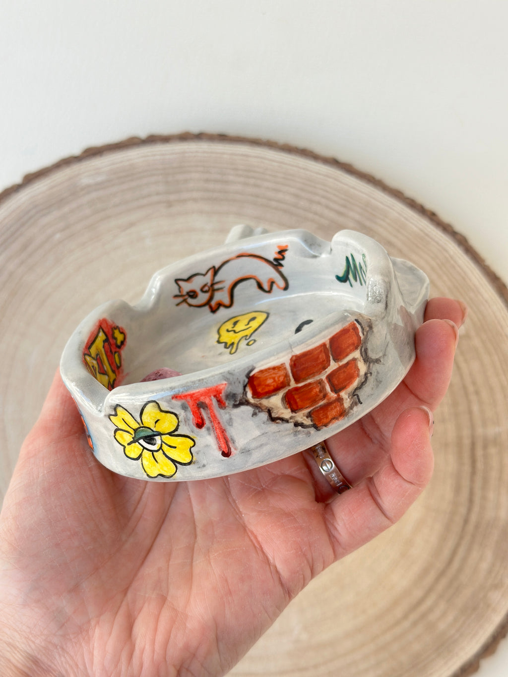 Handmade ashtray