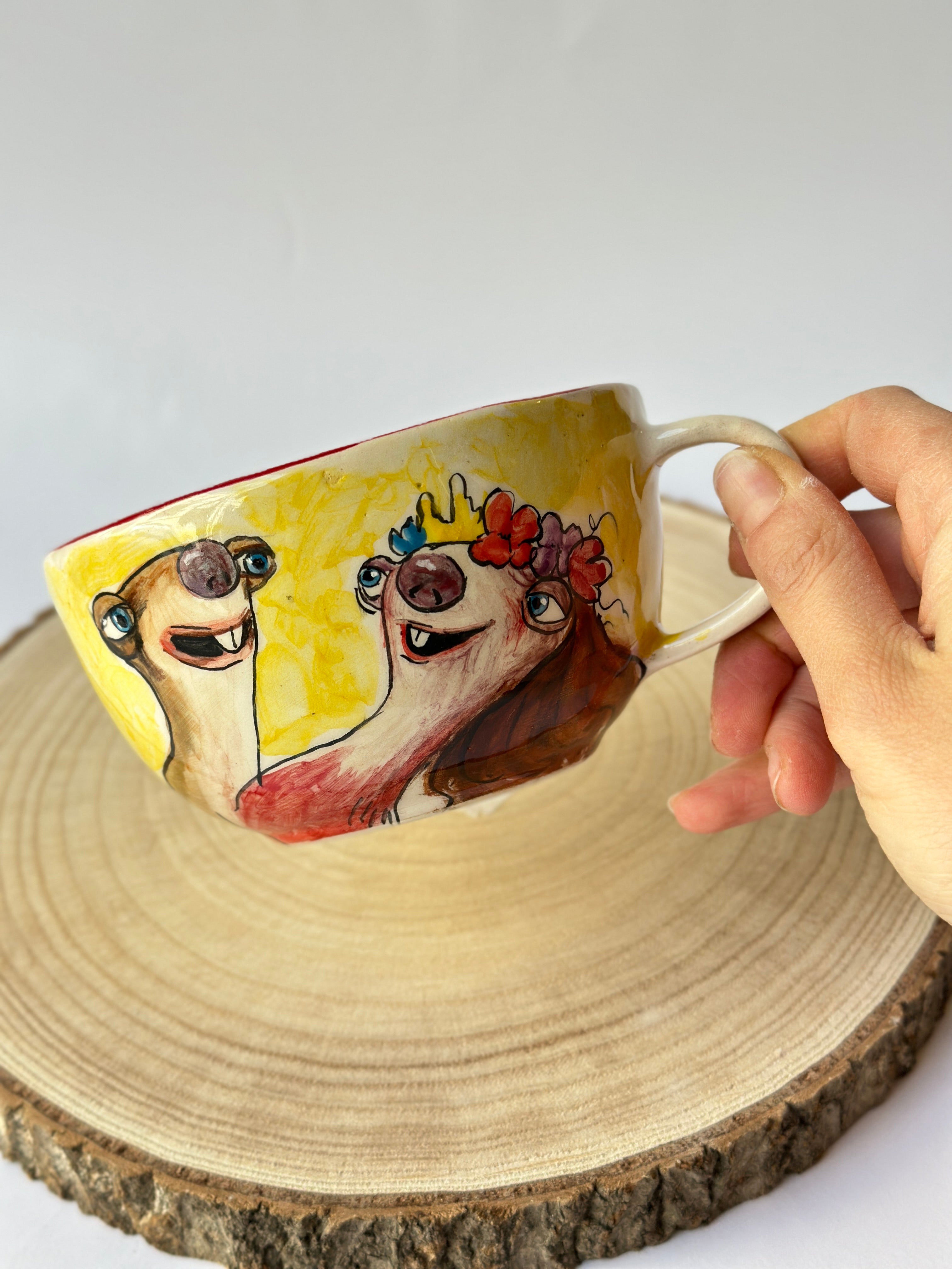 İca Age Brooke handmade mug