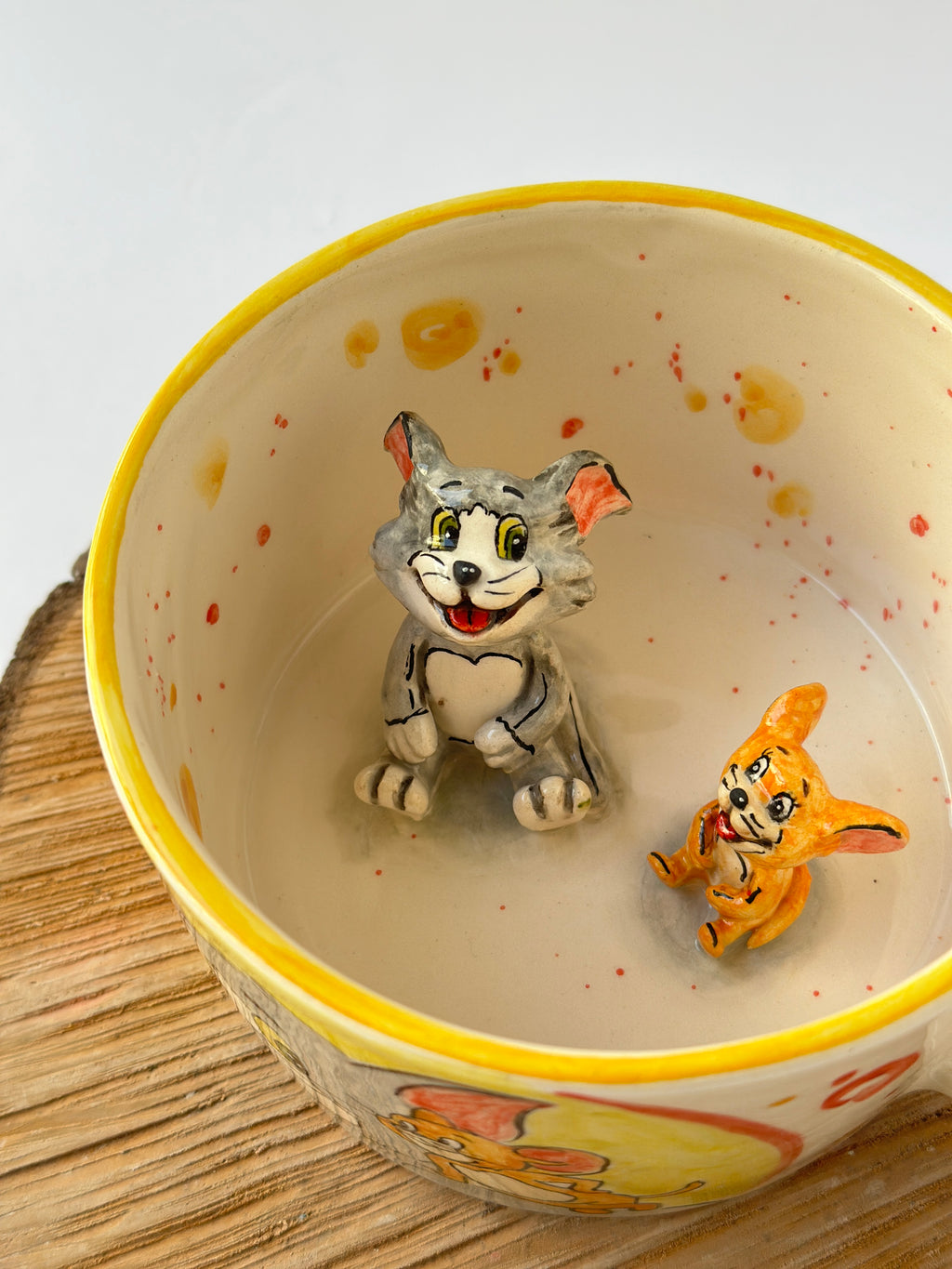 Tom and Jerry handmade mug
