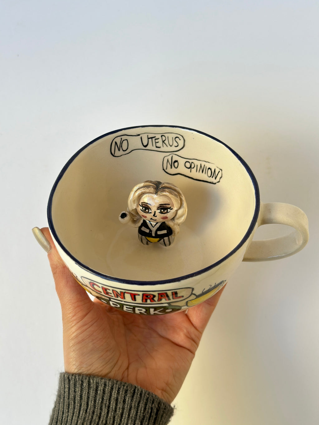 Friends Rachel handmade mug