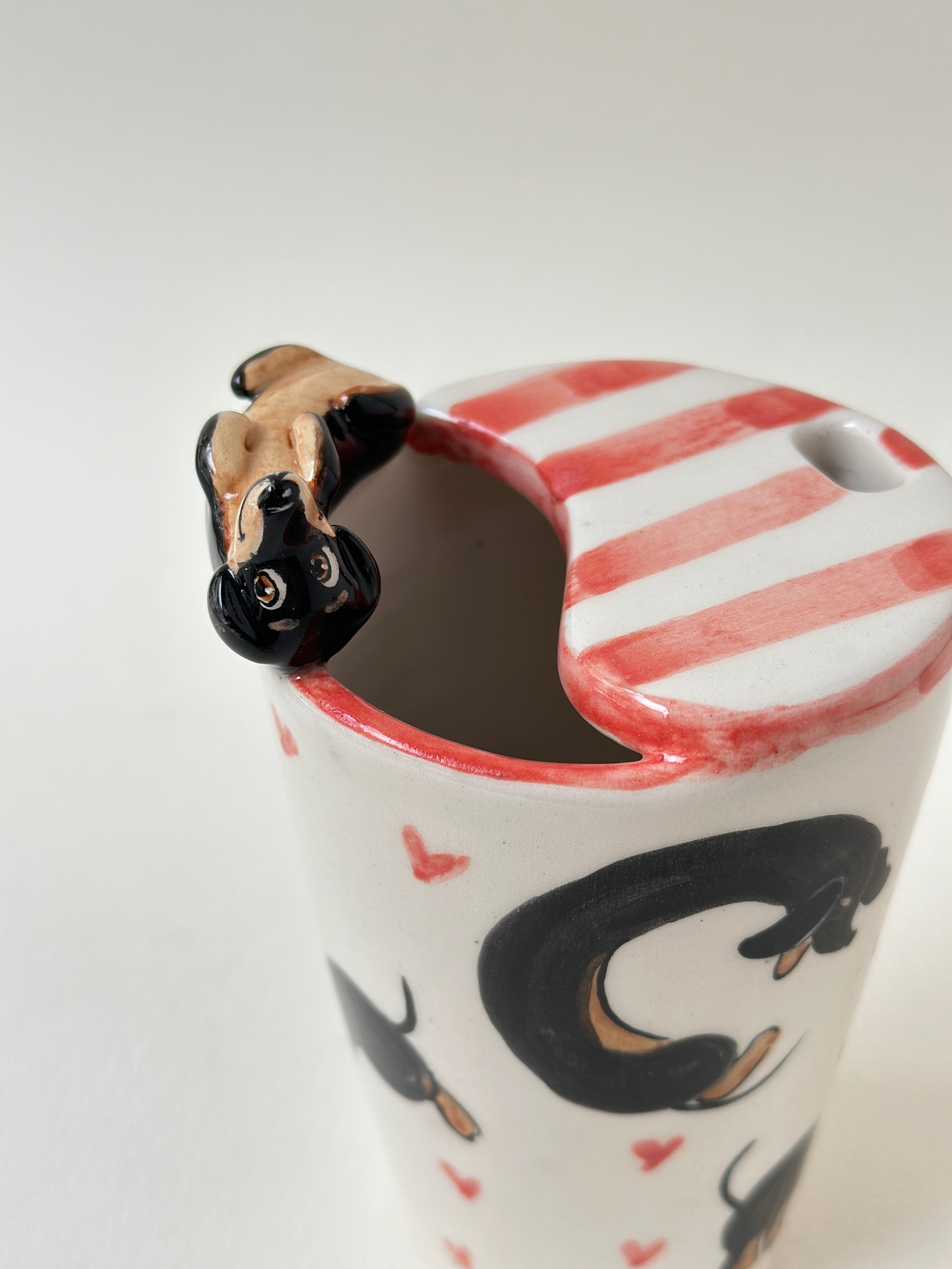 Dachshund takeaway mug