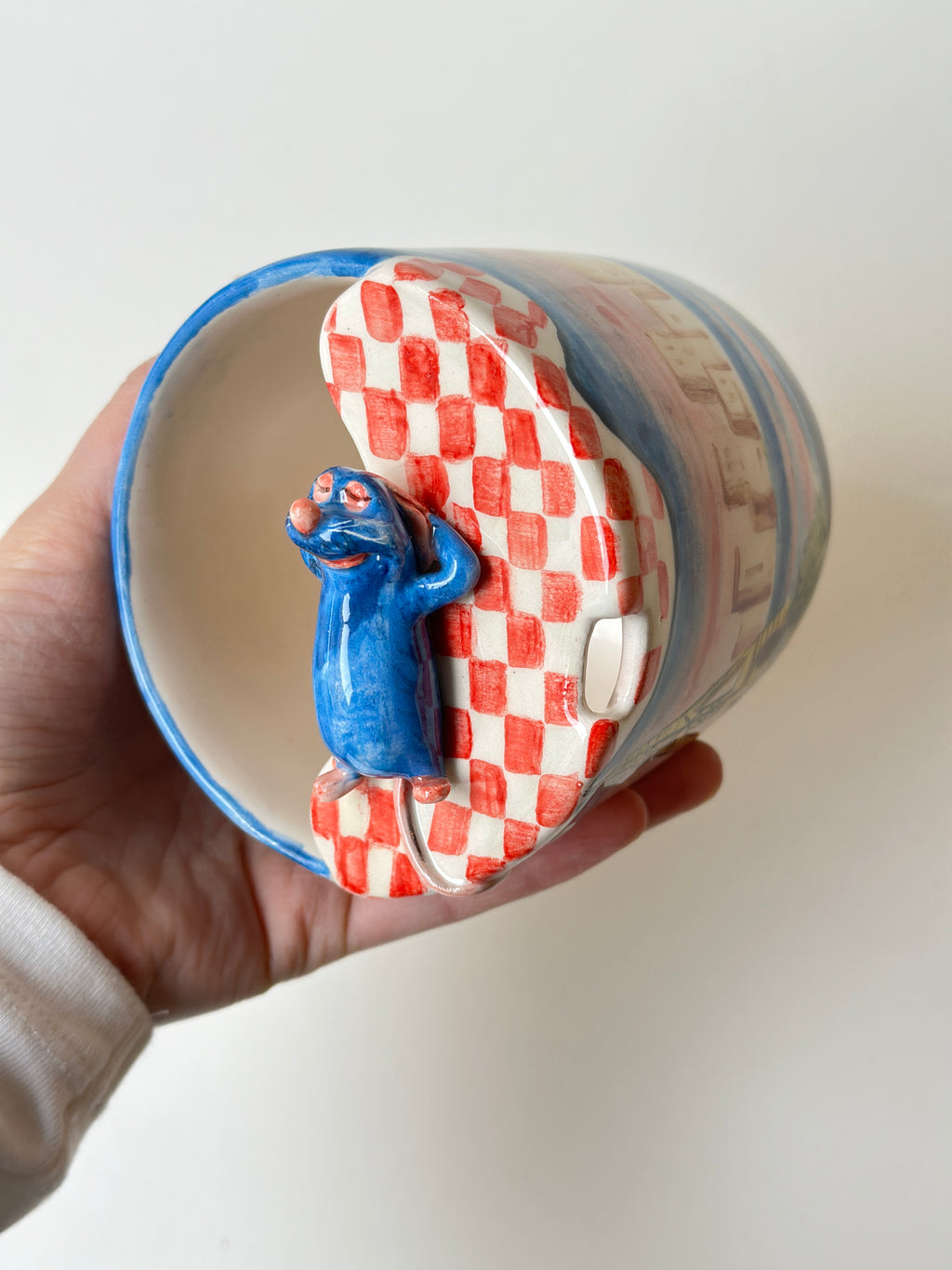 Ratatouille handmade takeaway mug