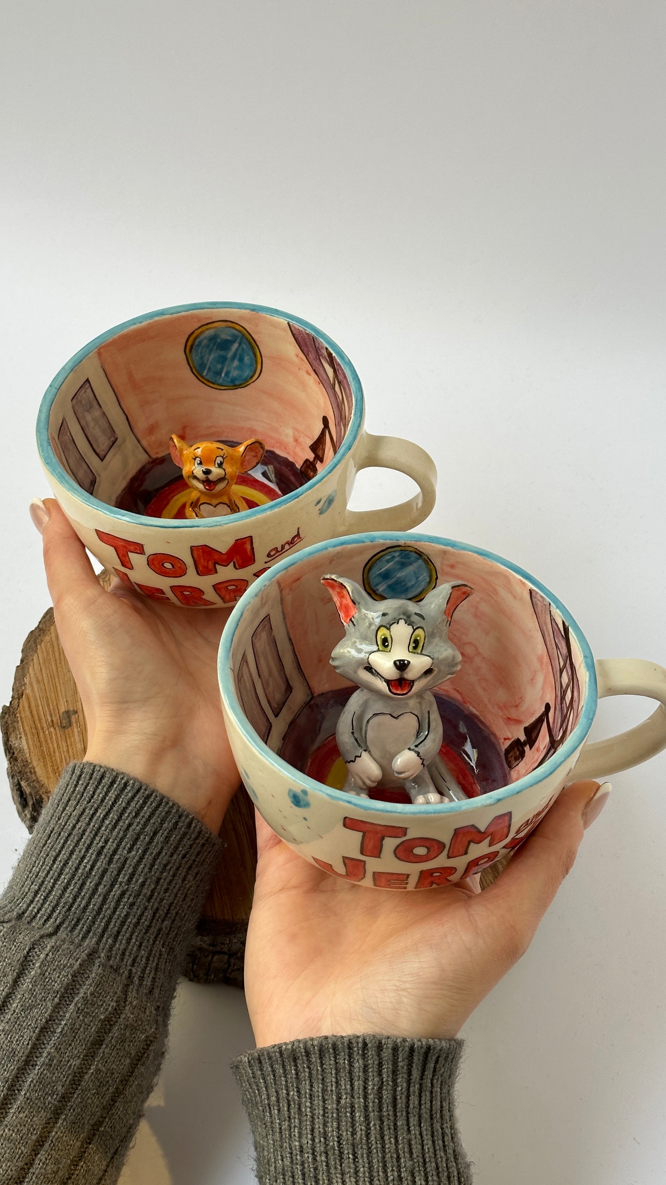 Tom and Jerry handmade mugs