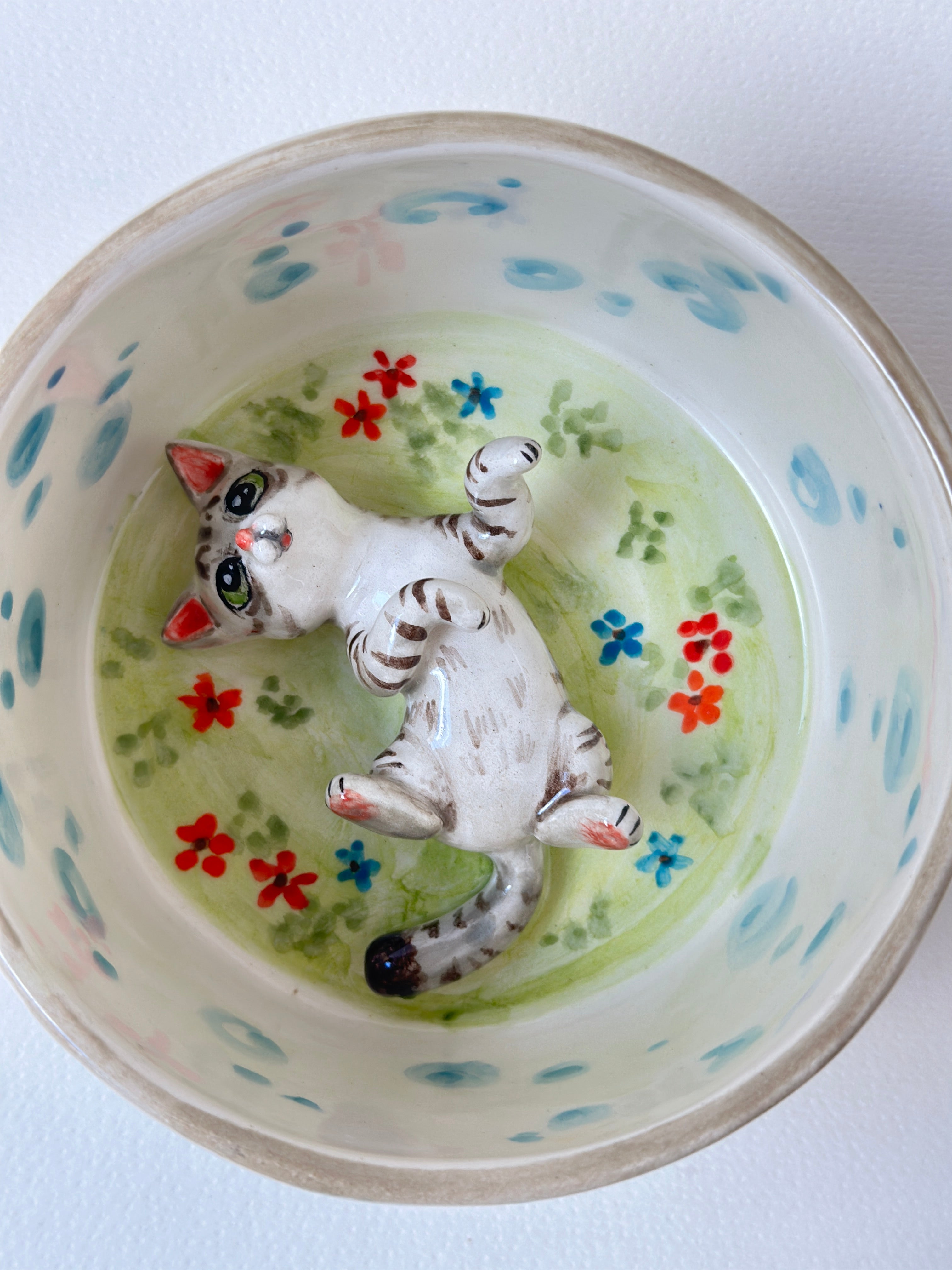 Cat handmade mug