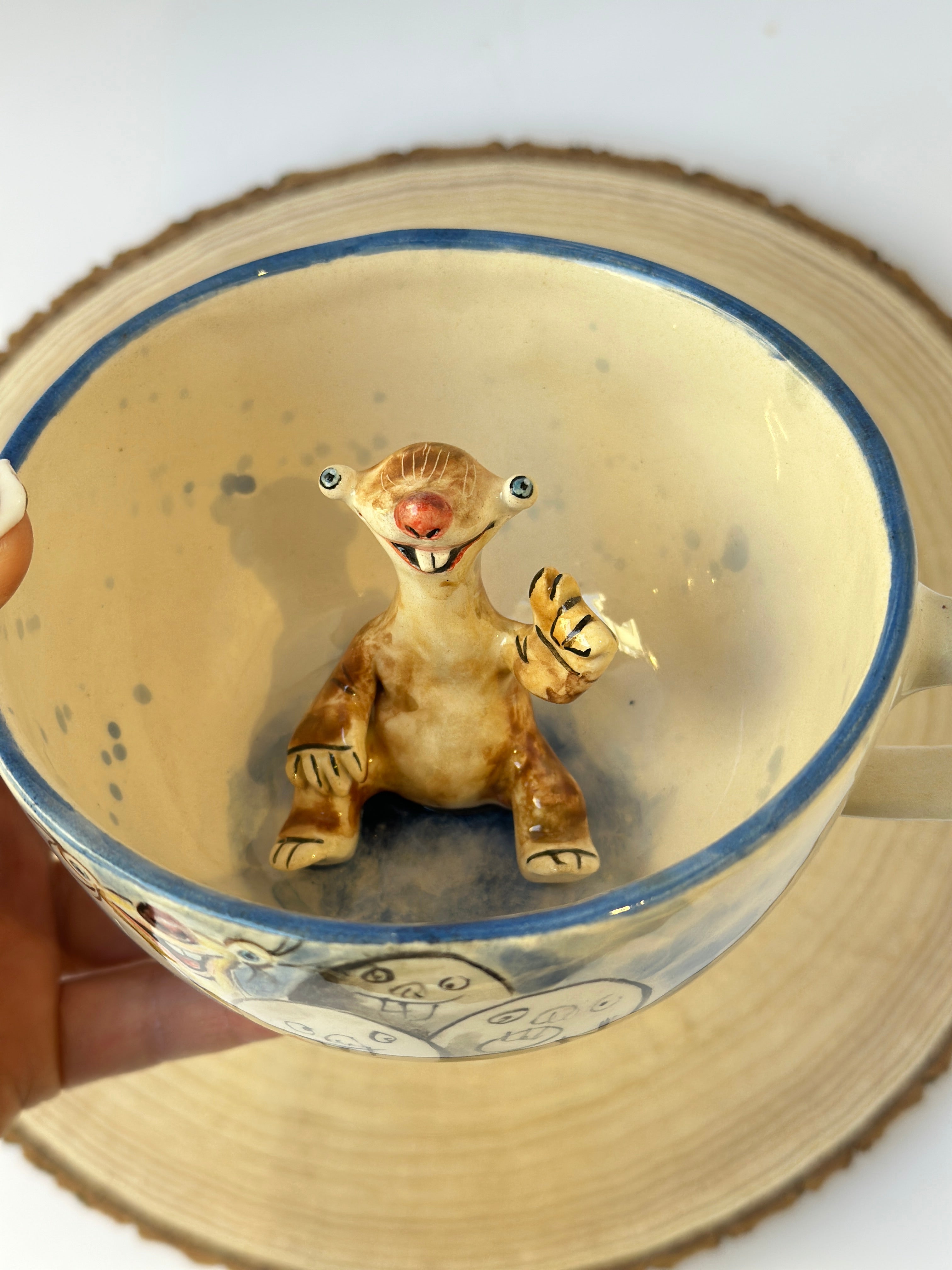 İce age Sid handmade mug