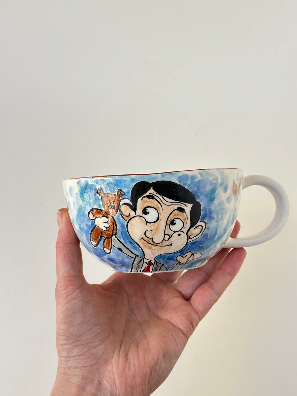Mr.Bean handmade mug