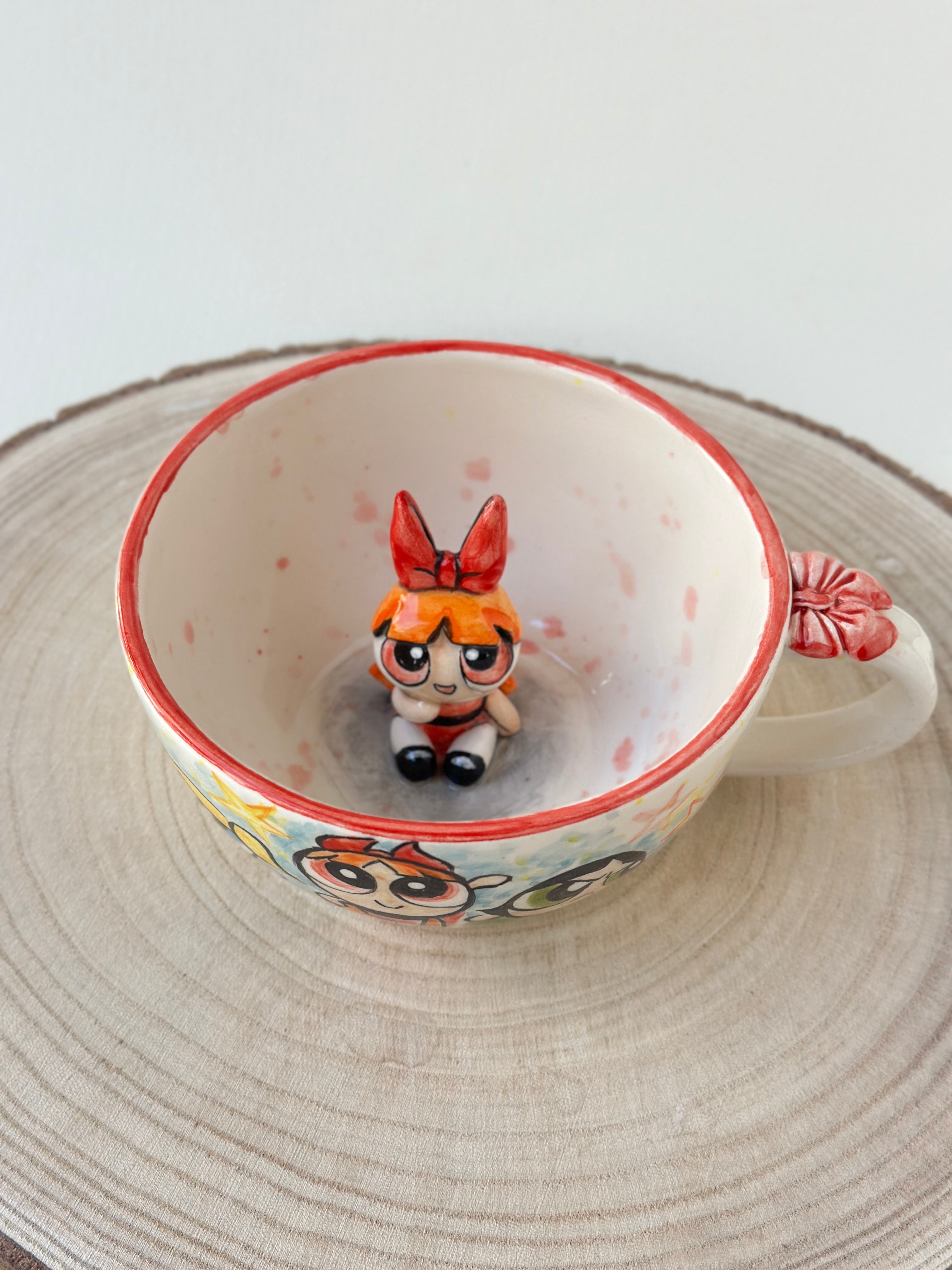 The powerpuff girls handmade mug