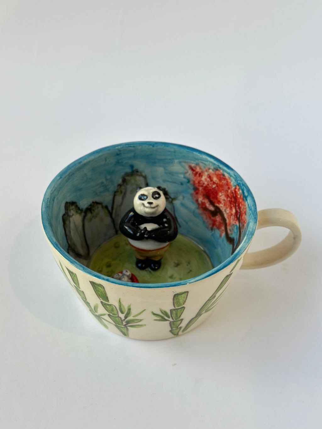 Kung fu Panda handmade ceramic mug