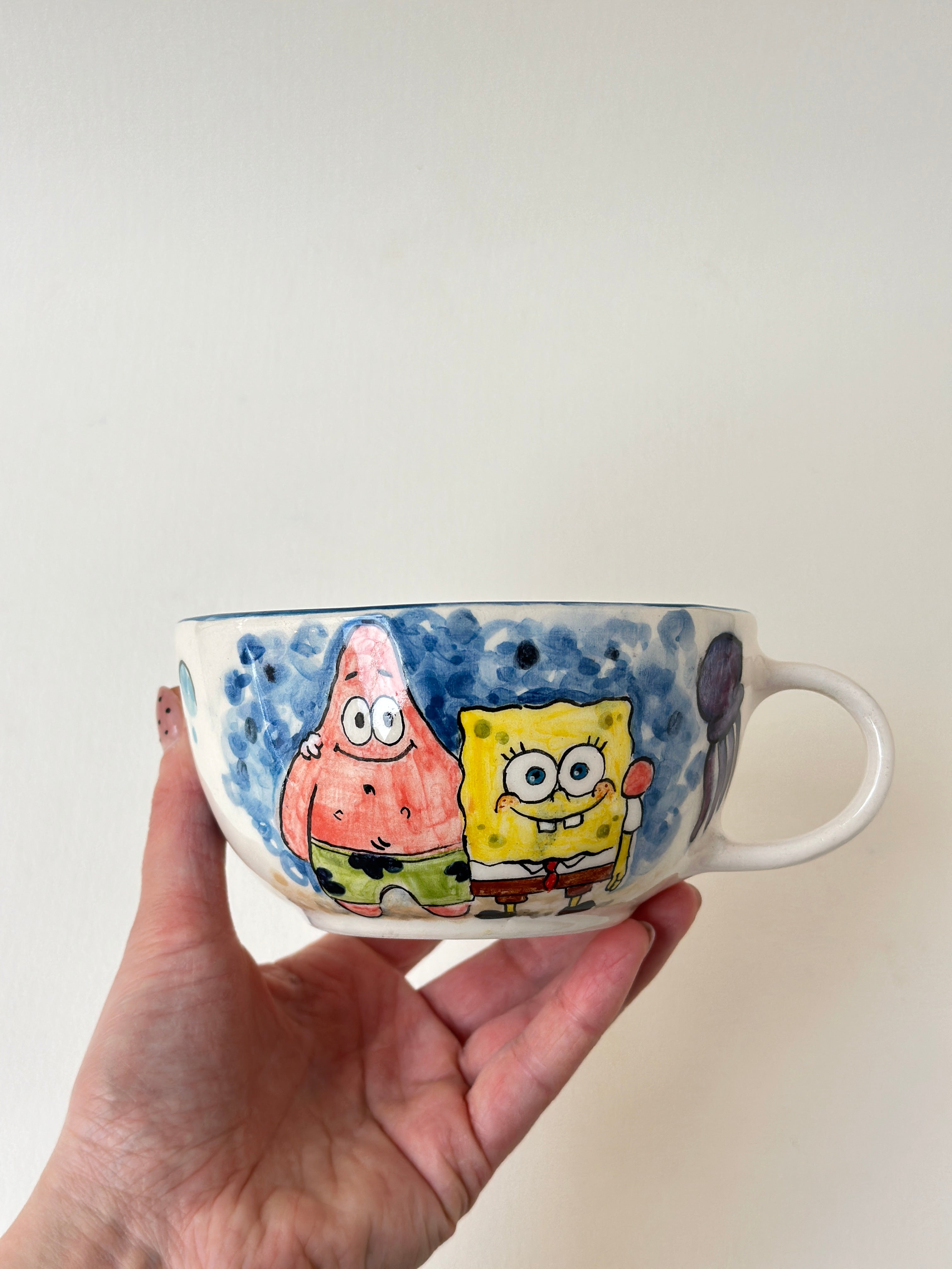 SpongeBob Patric handmade mug