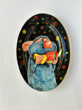 Ratatouille handmade plate (28x19)