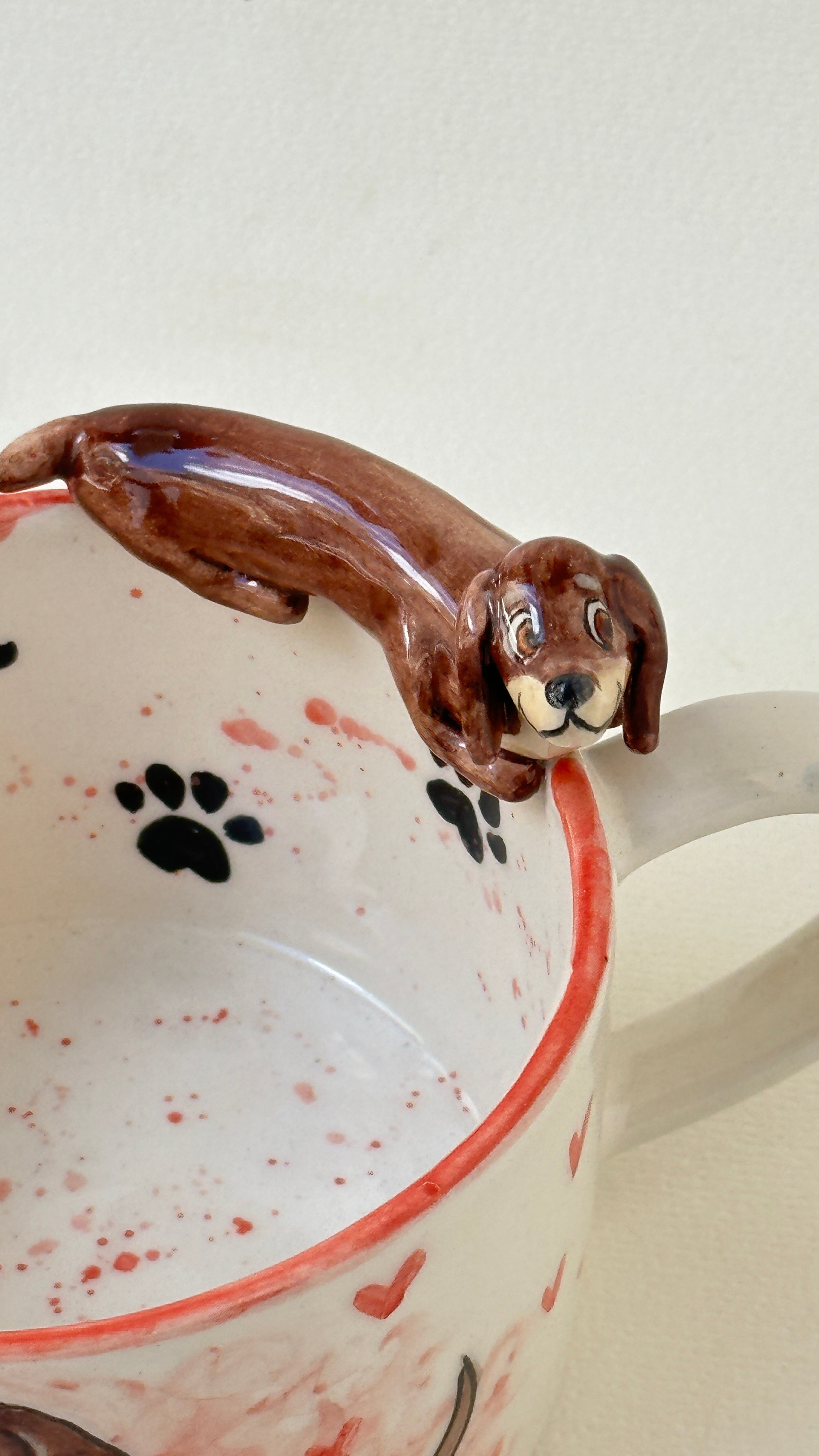 Dachshund handmade mug