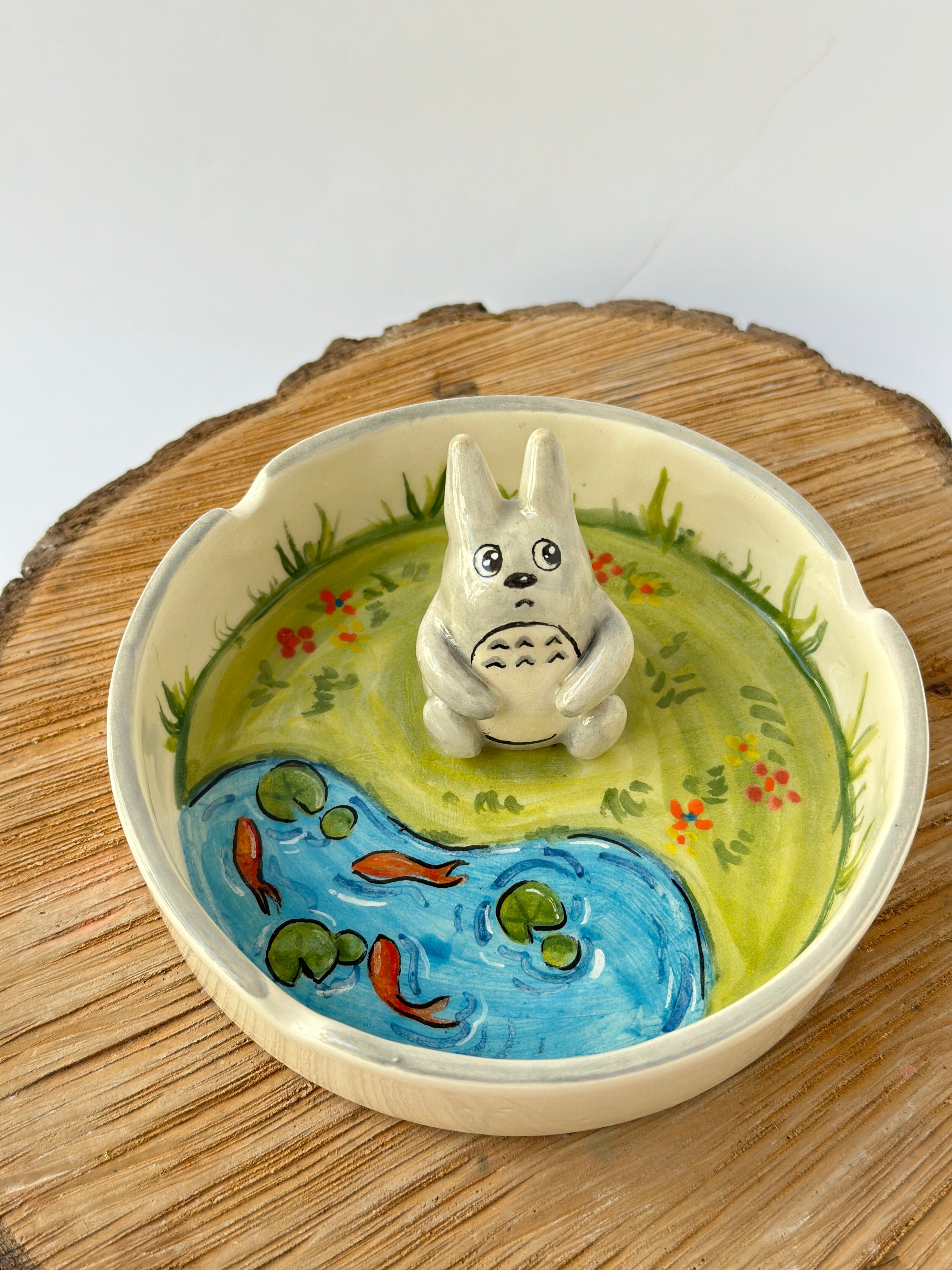 Totoro handmade ashtray