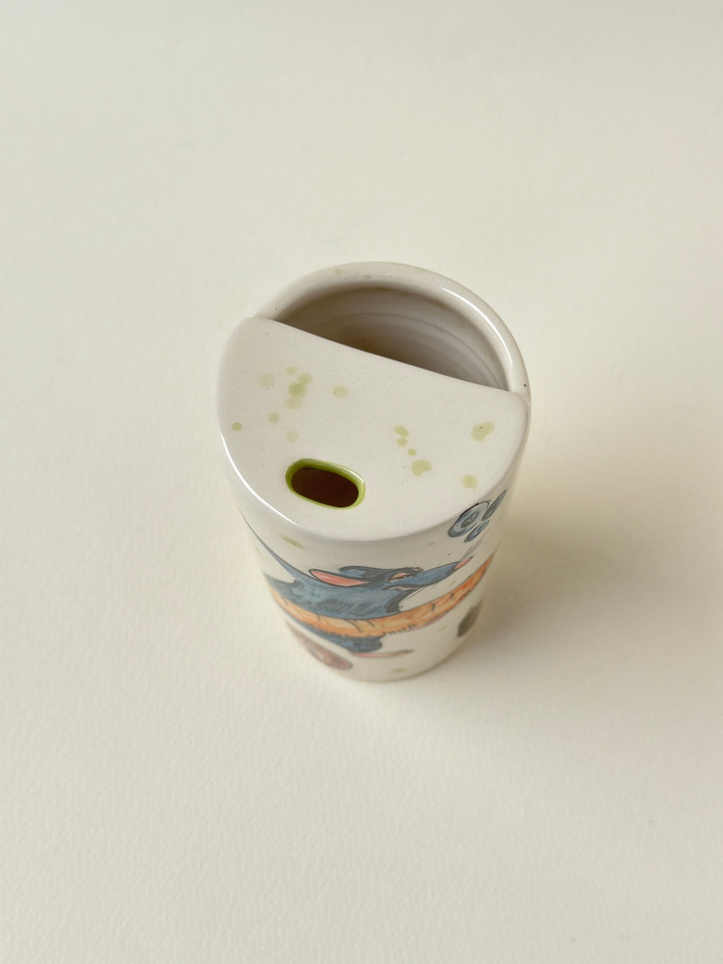 Little Chef handmade takeaway mug