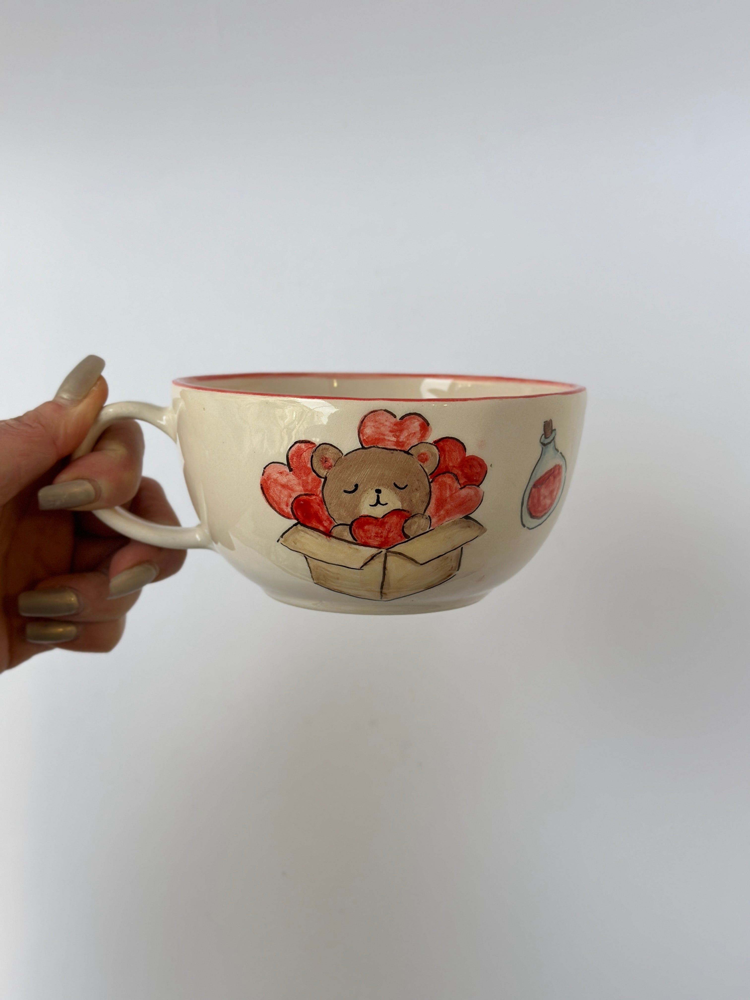 Teddy handmade mug
