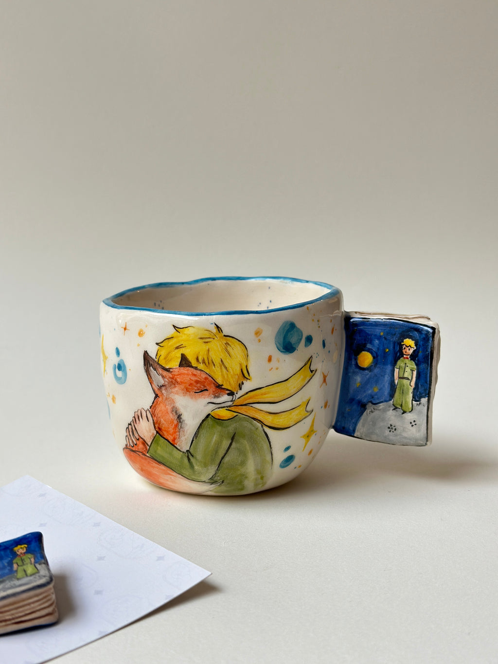 Little Prince handmade mug and keychain