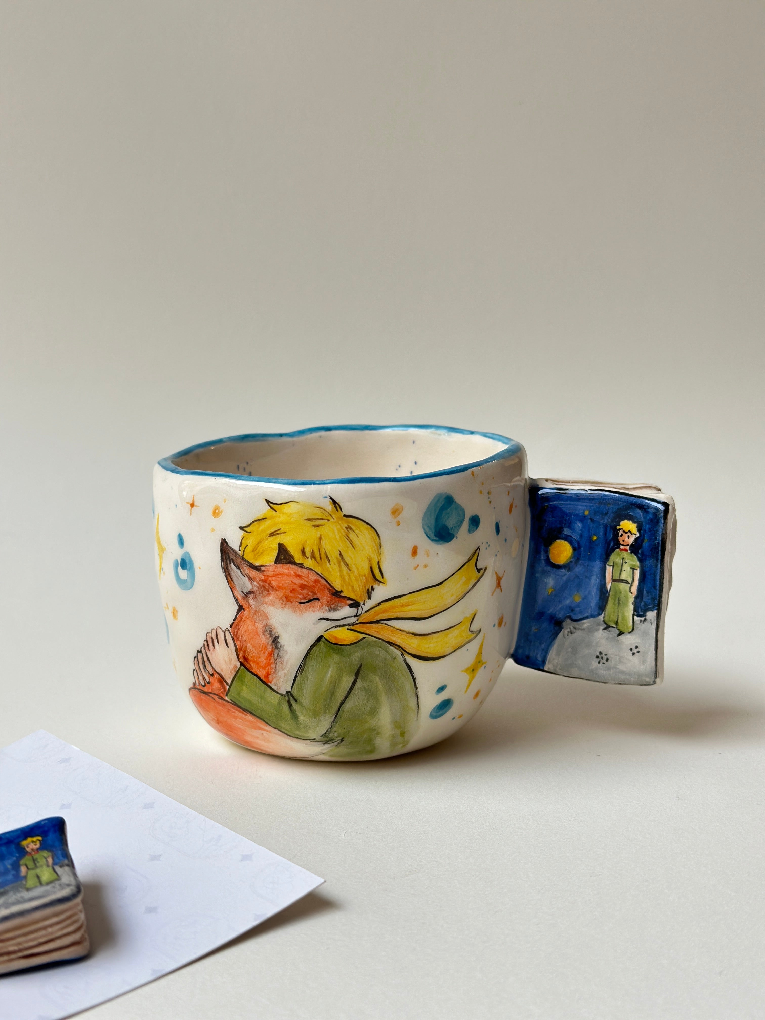 Little Prince handmade mug and keychain