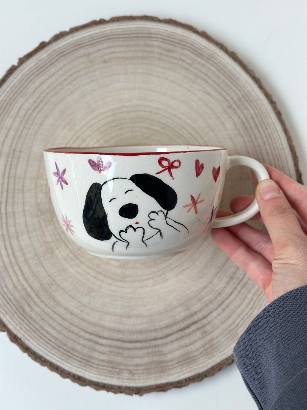 Snoopy handmade mug
