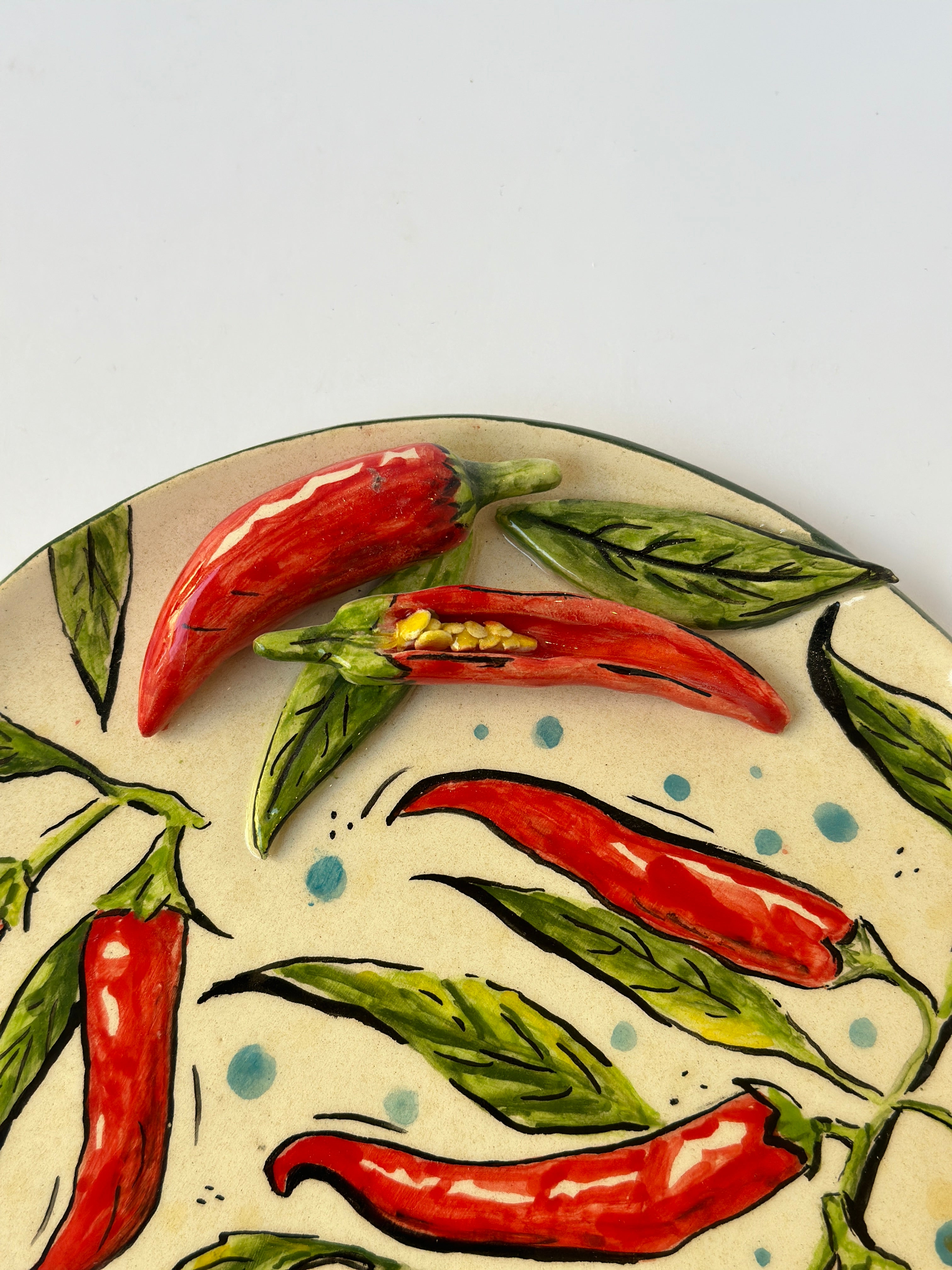 Pepper 🌶️ handmade plate