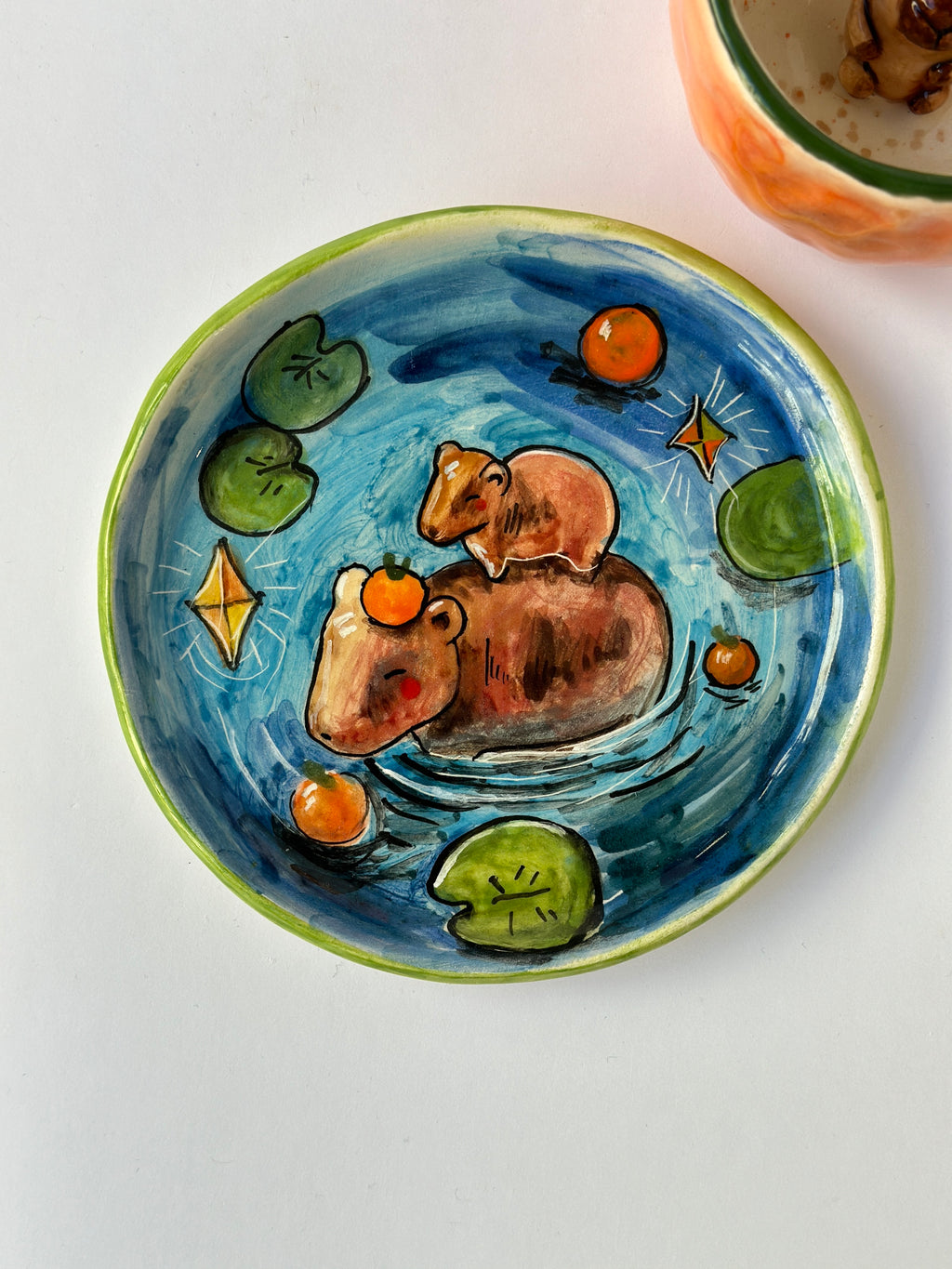 Capibara handmade mug