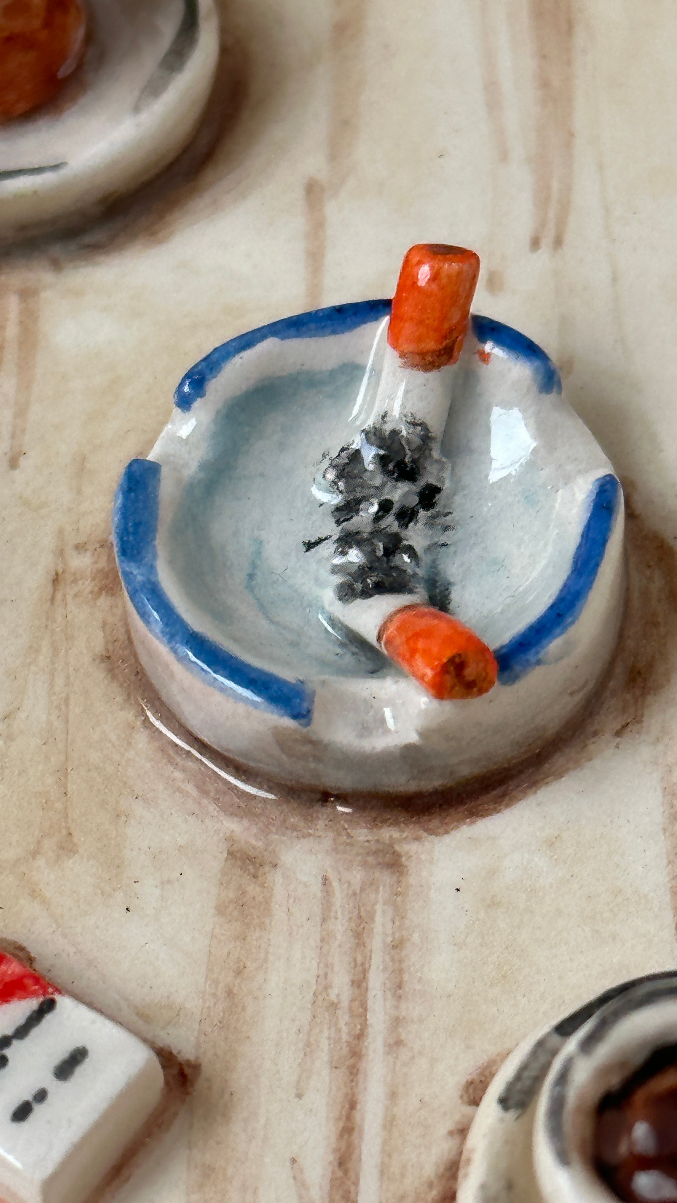 Handmade ashtray
