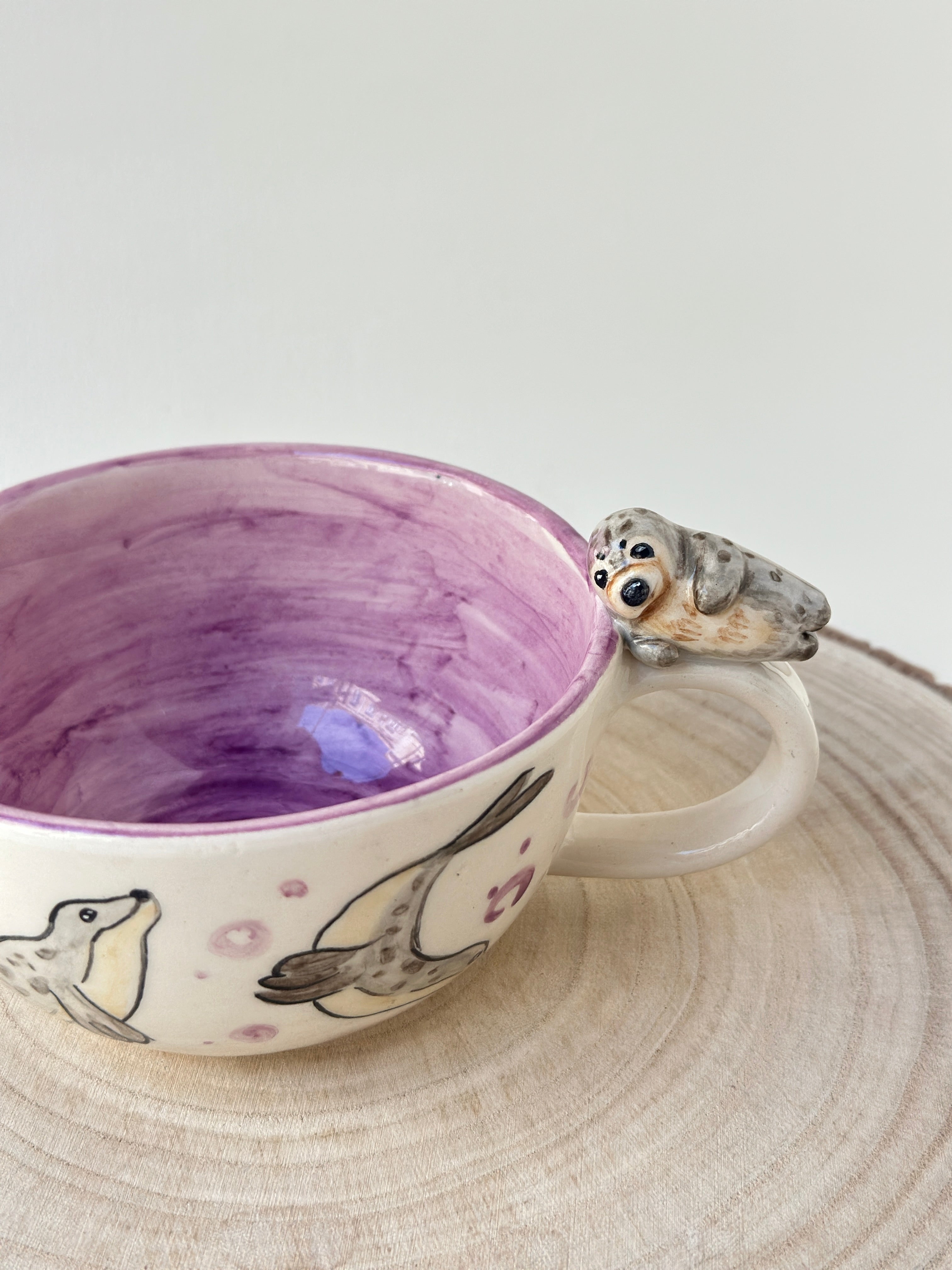 Sea otter Handmade mug