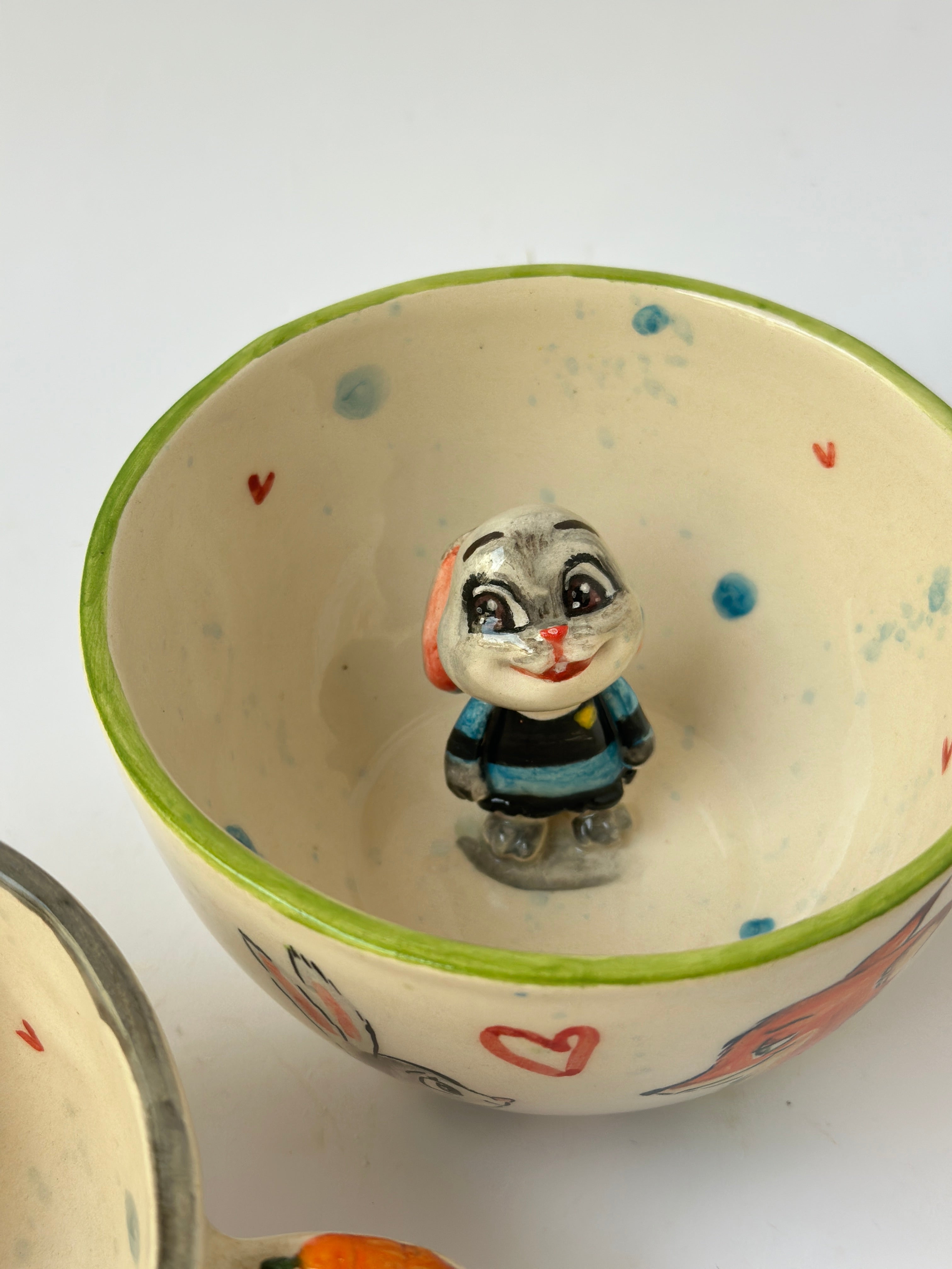 Zootopia Judy Hopps and Nick Wilde handmade mugs