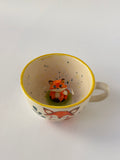 Fox handmade mug