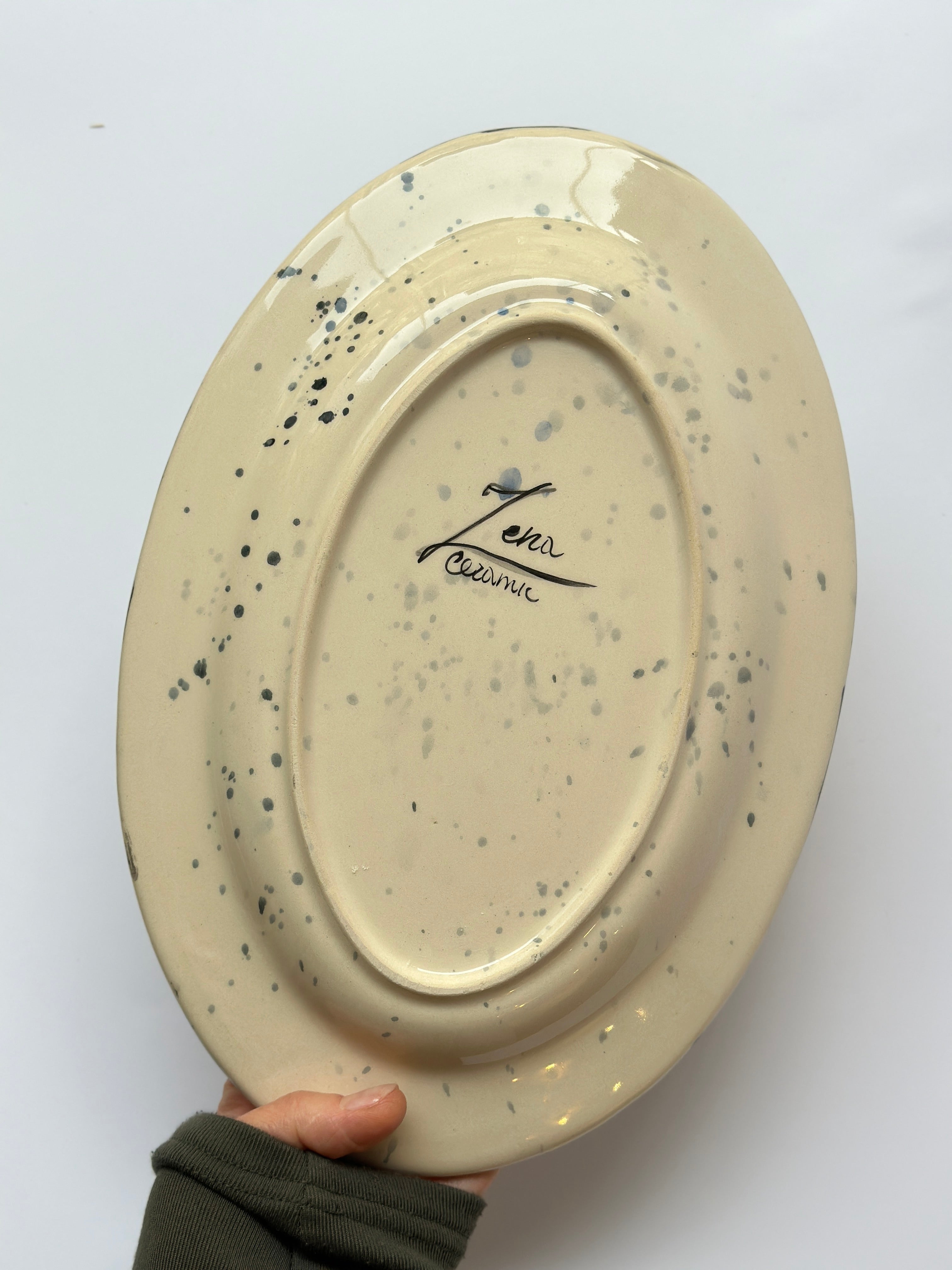 Ratatouille handmade plate