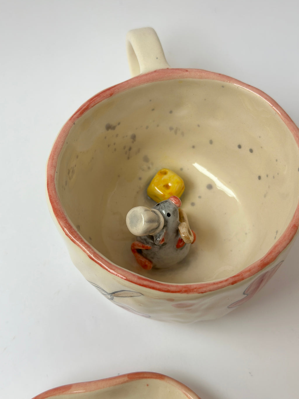 Ratatouille handmade mug and plate