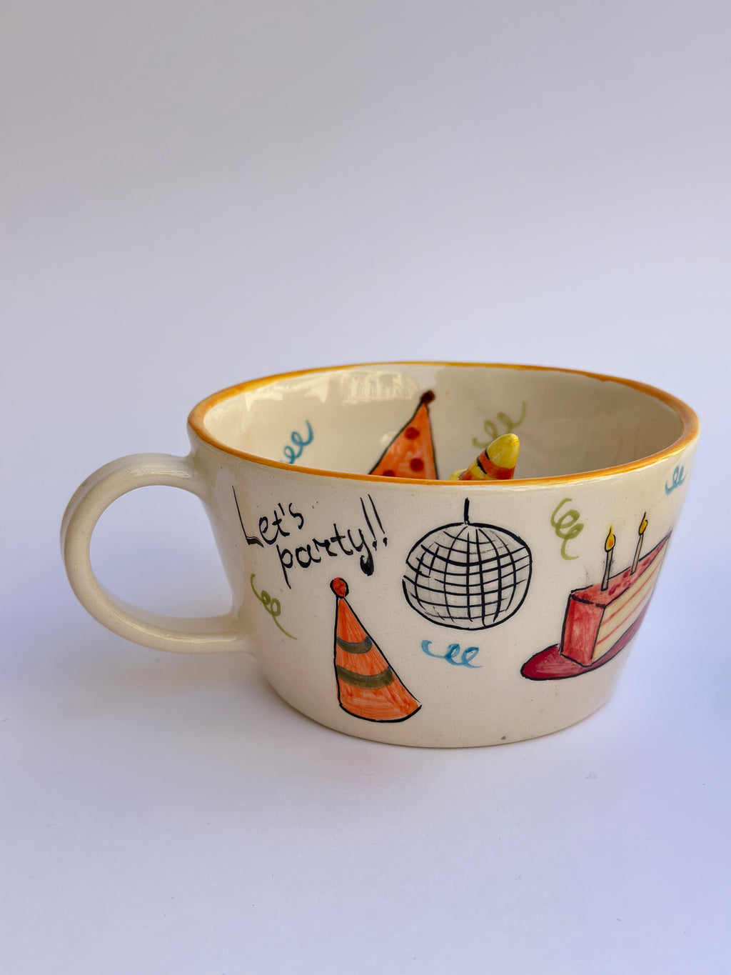 Elephant handmade mug