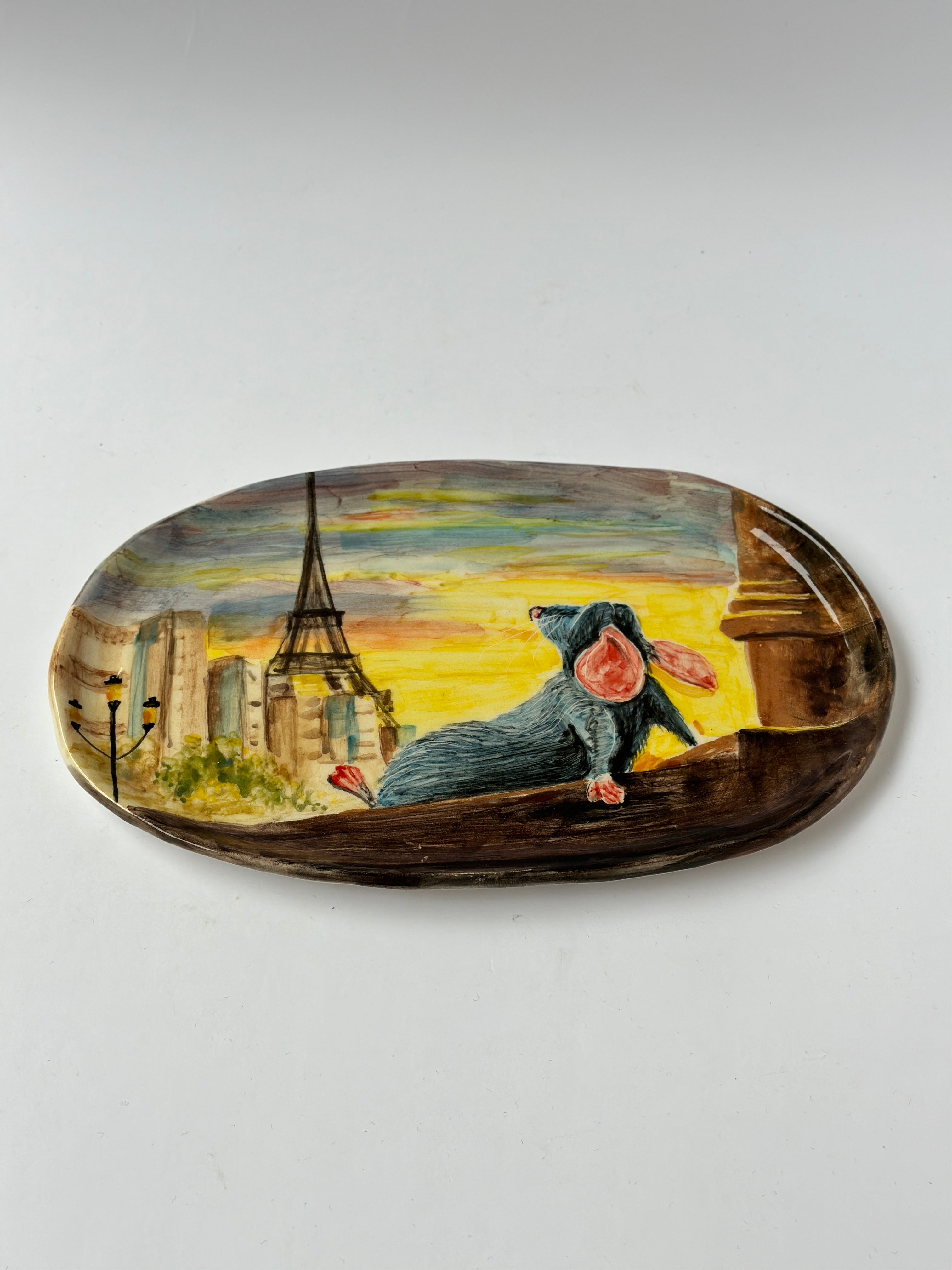Ratatouille handmade plate