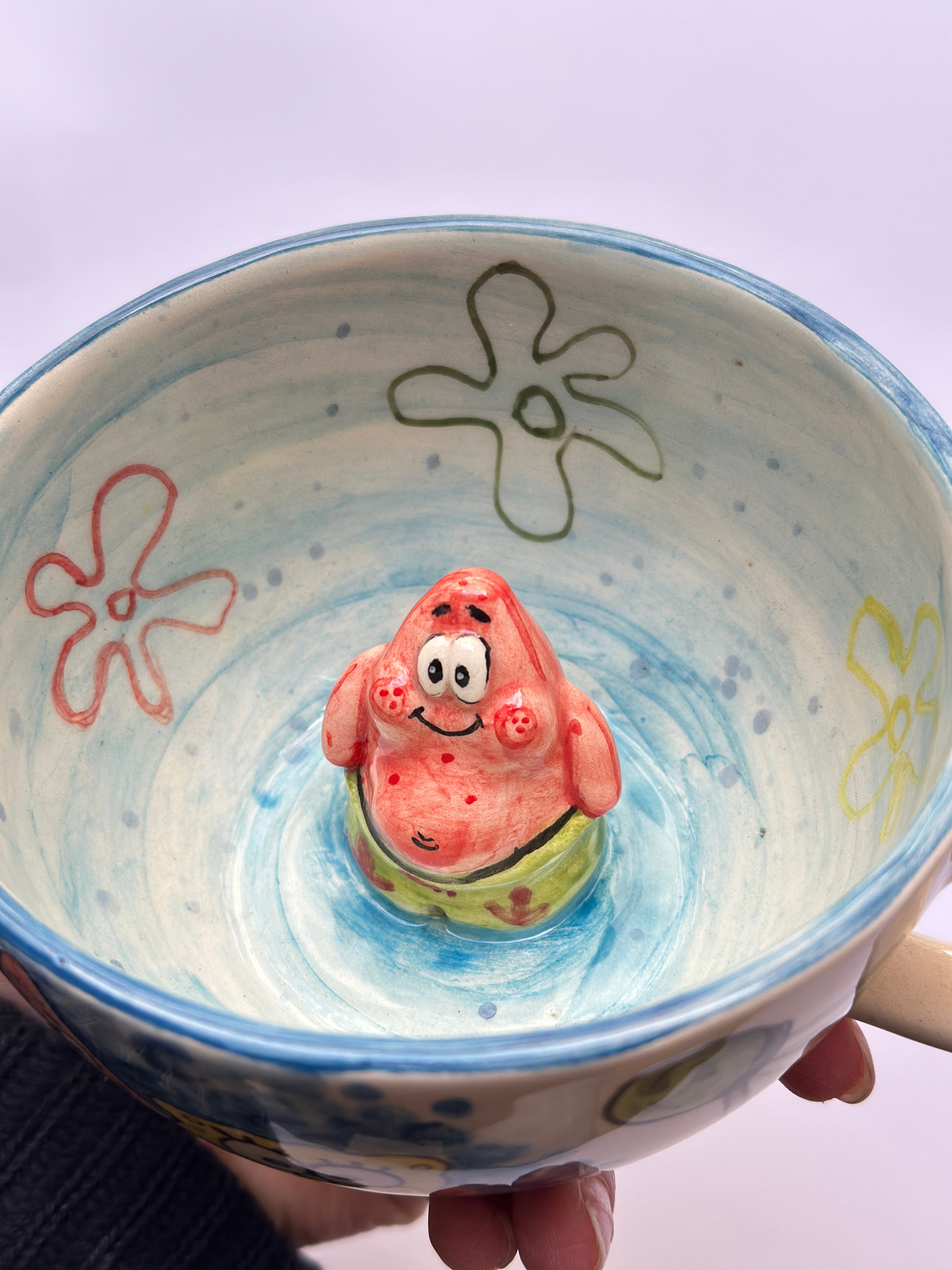 Patrick Star handmade mug