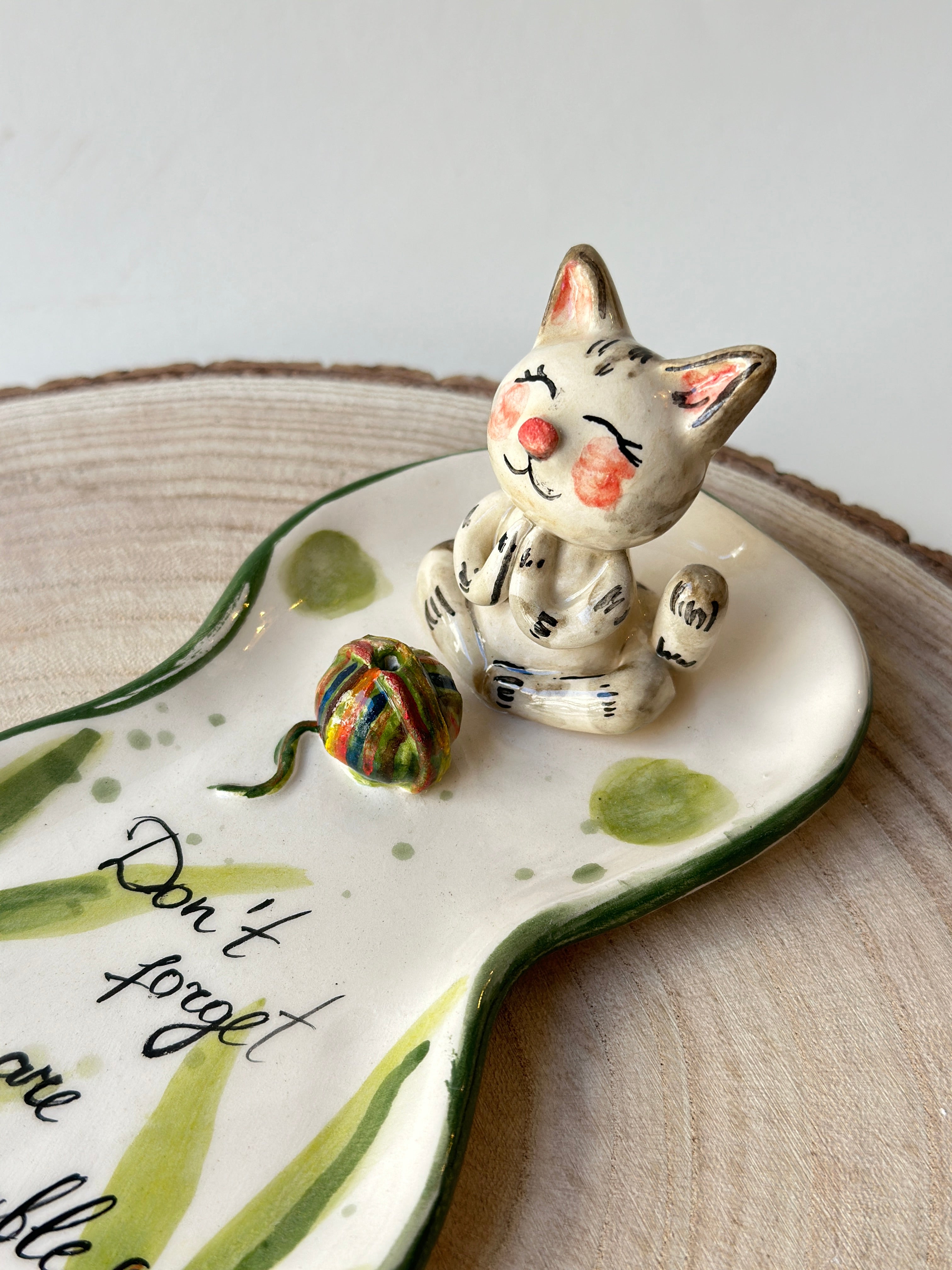 Cat handmade burner