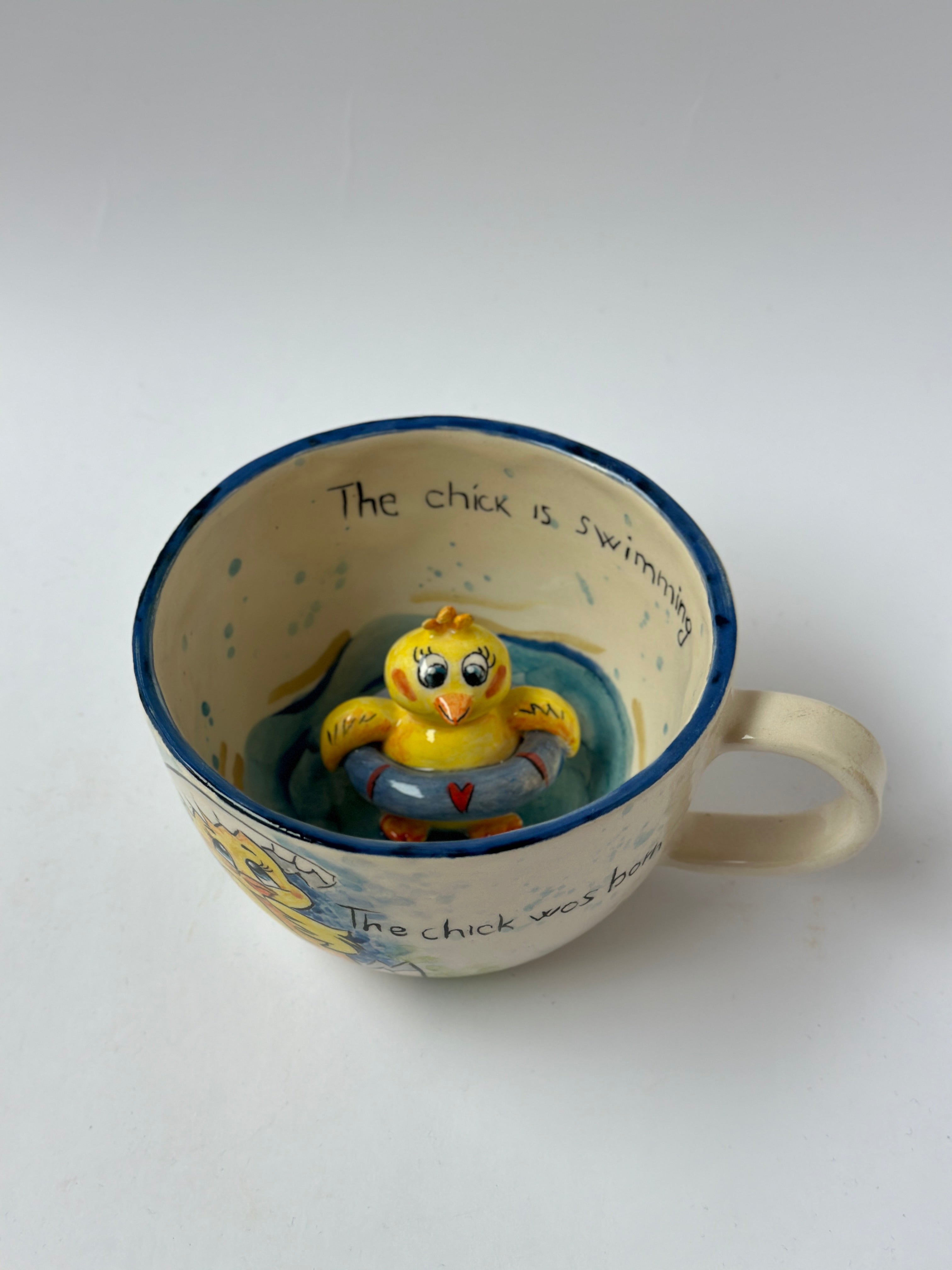 Duck handmade mug