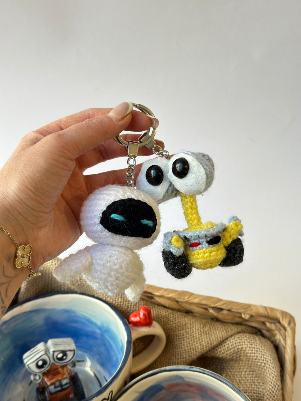 WALL-E handmade keychains