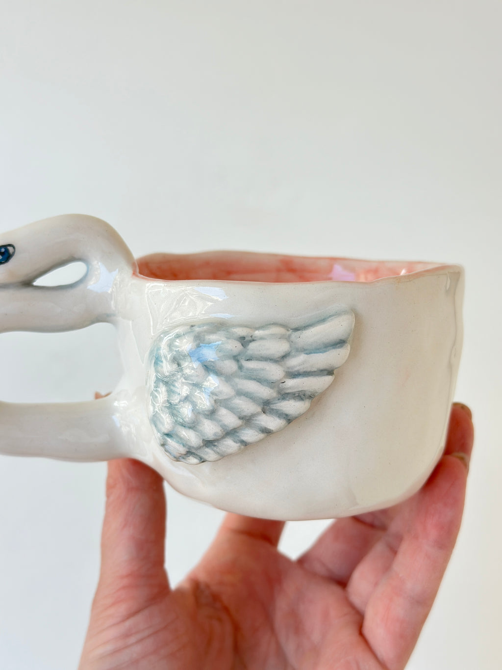 Swan handmade cup