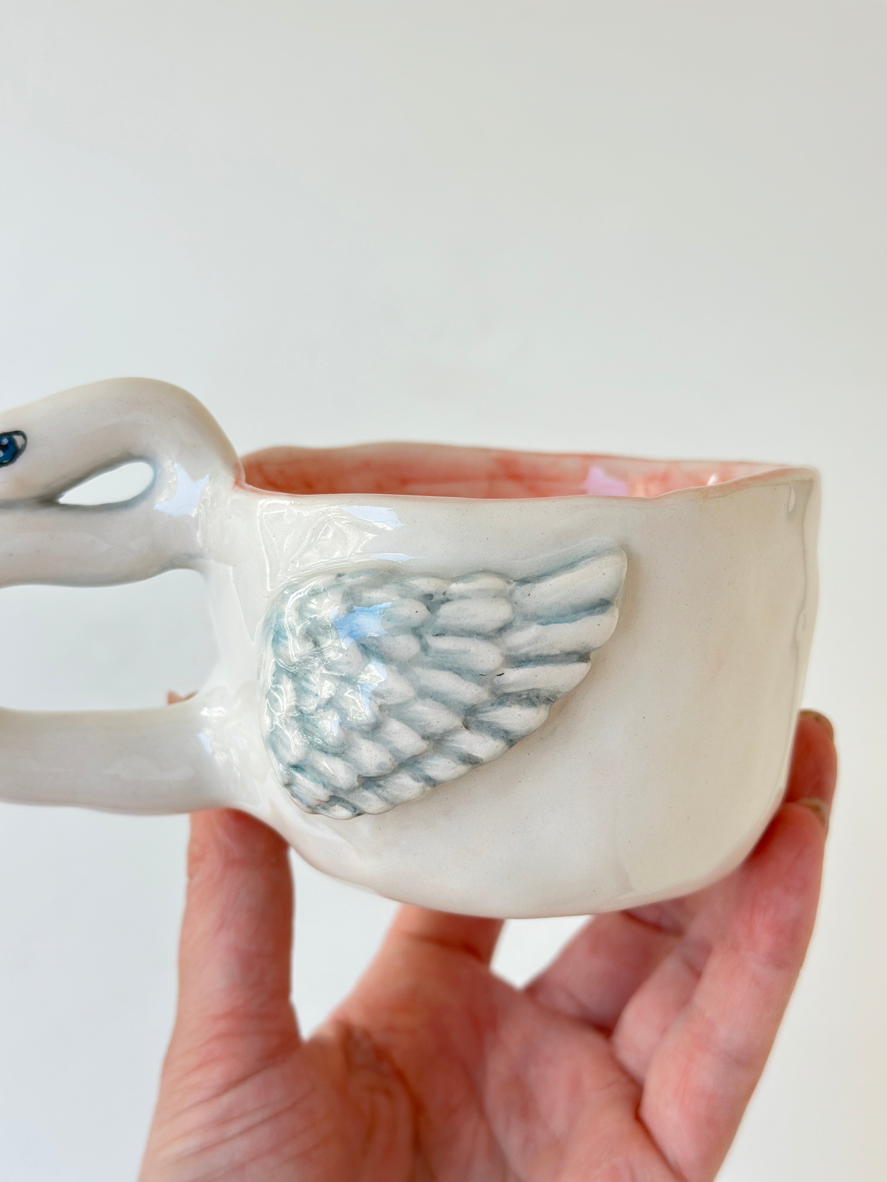Swan handmade cup