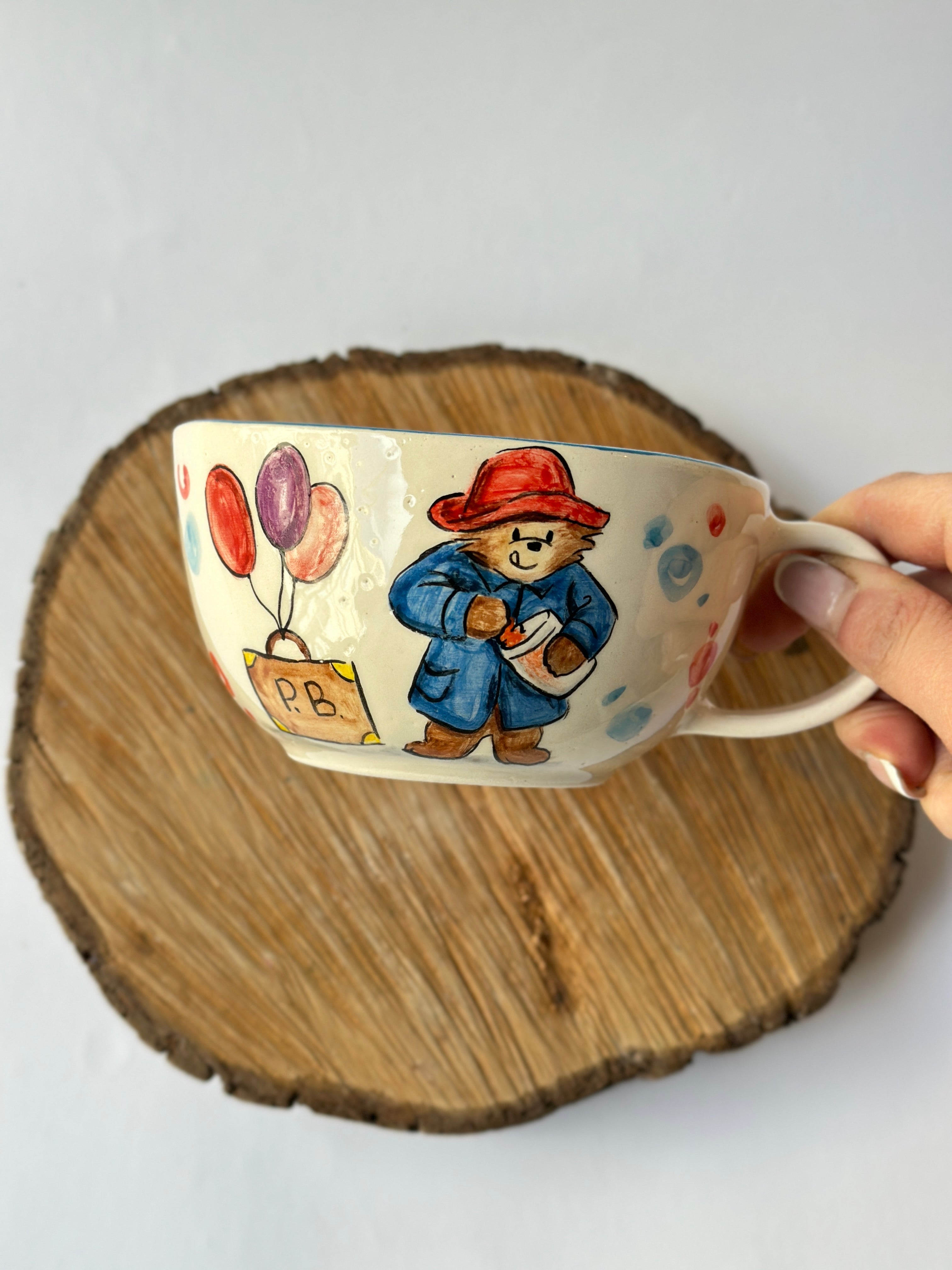 Paddington Bear handmade mug