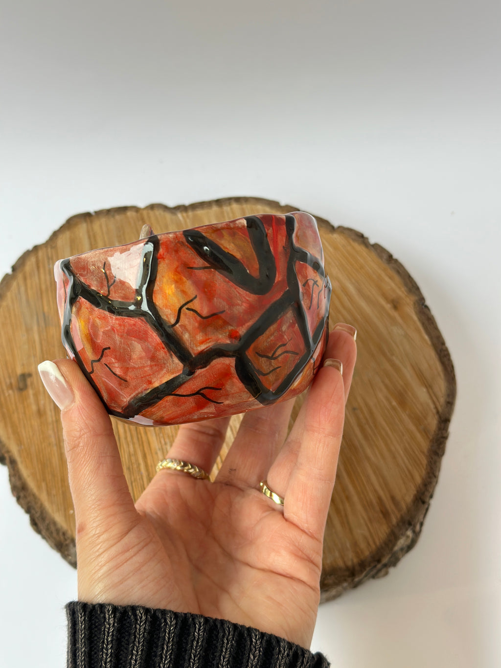 Stranger things Dragon handmade mug