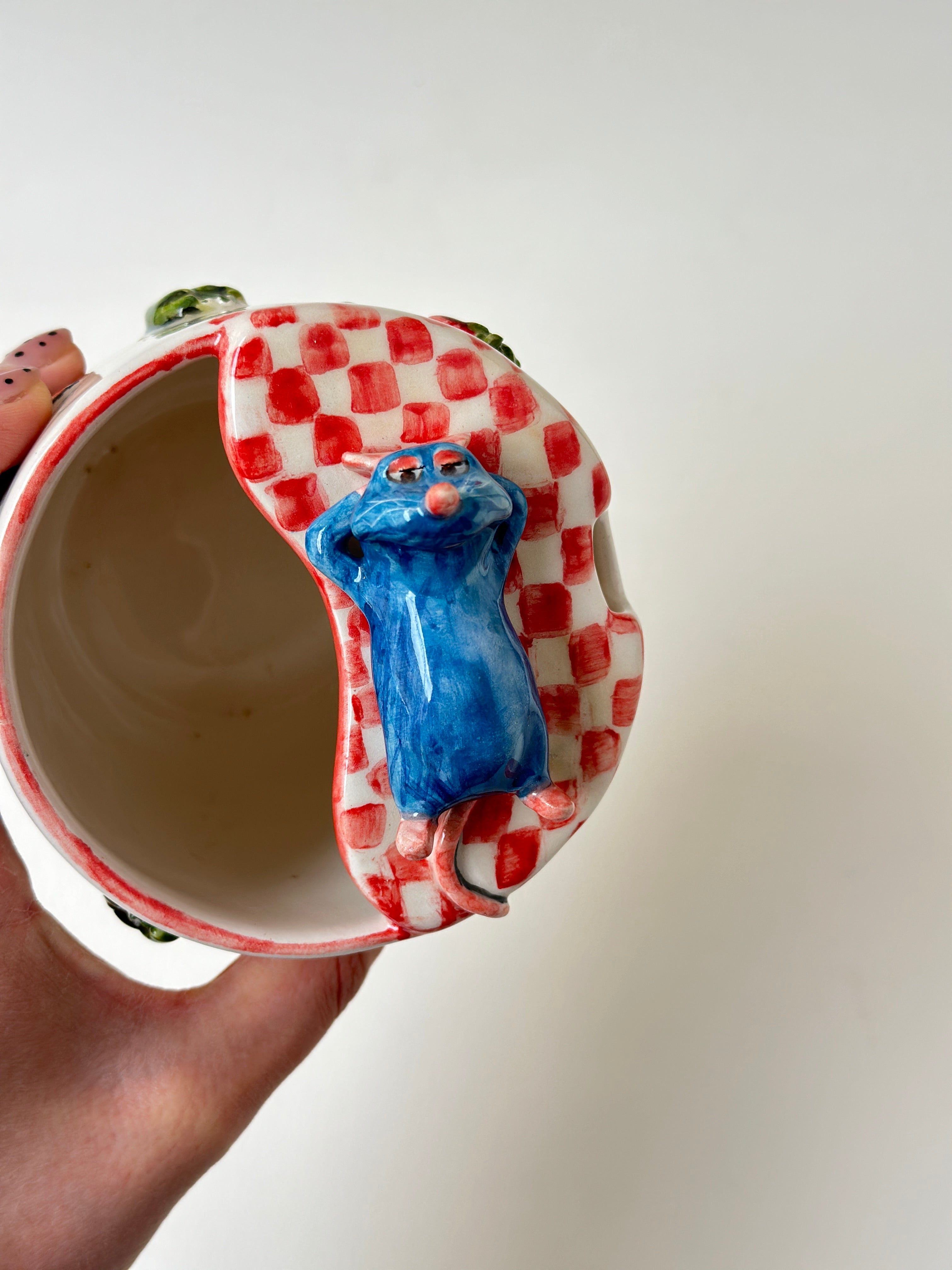 Ratatouille handmade takeaway mug